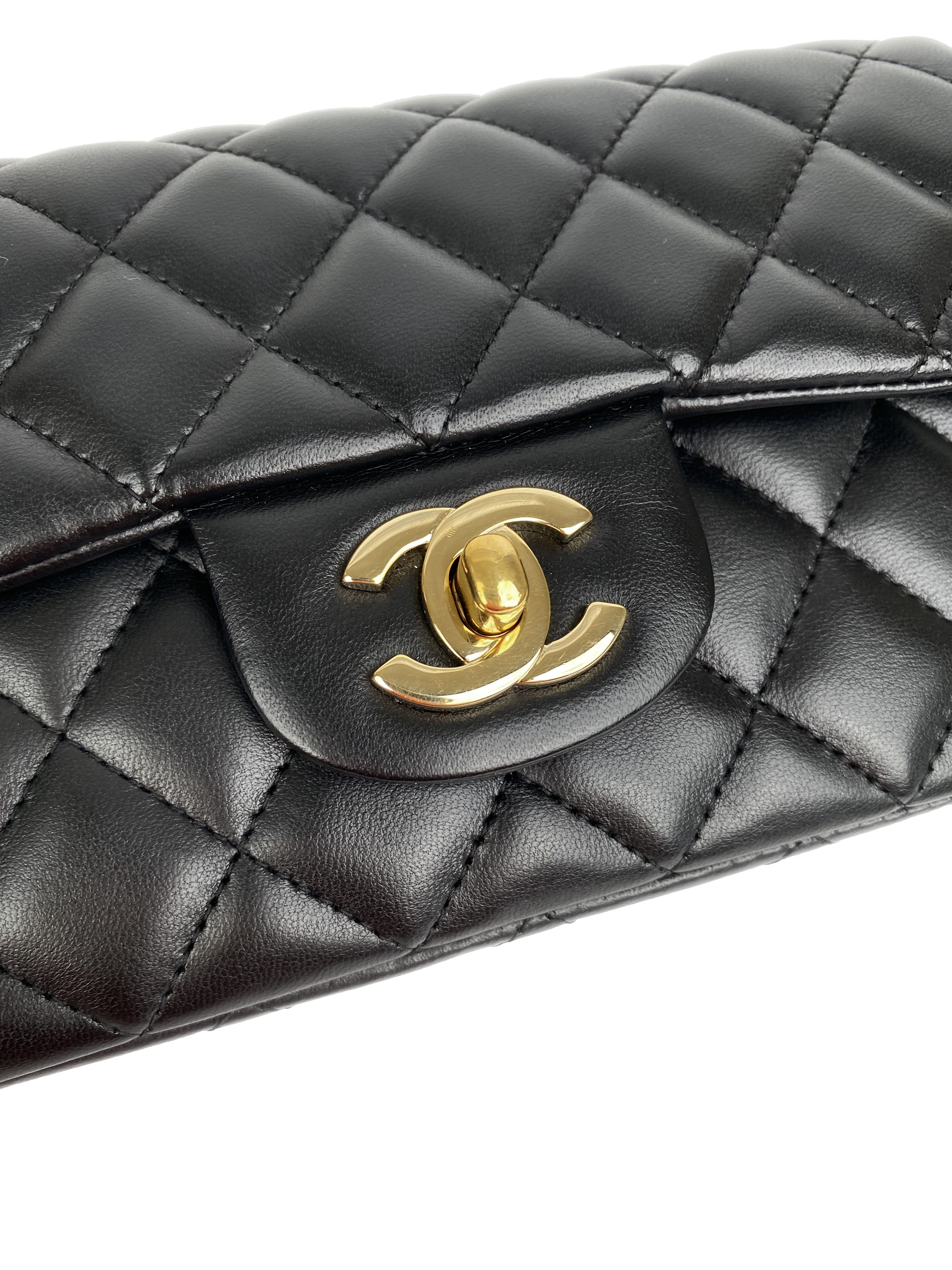 Chanel Black Mini Classic Flap Bag - Luxury Quilted Leather Crossbody Purse for Women | Perfect for Evening Parties, Date Nights & Special Occasions