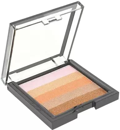 Wiffy Highlighter Mini Shimmer Palette - 5 Color Face & Body Glow Makeup Set for Women & Girls | Perfect for Contouring, Highlighting, and Everyday Glam