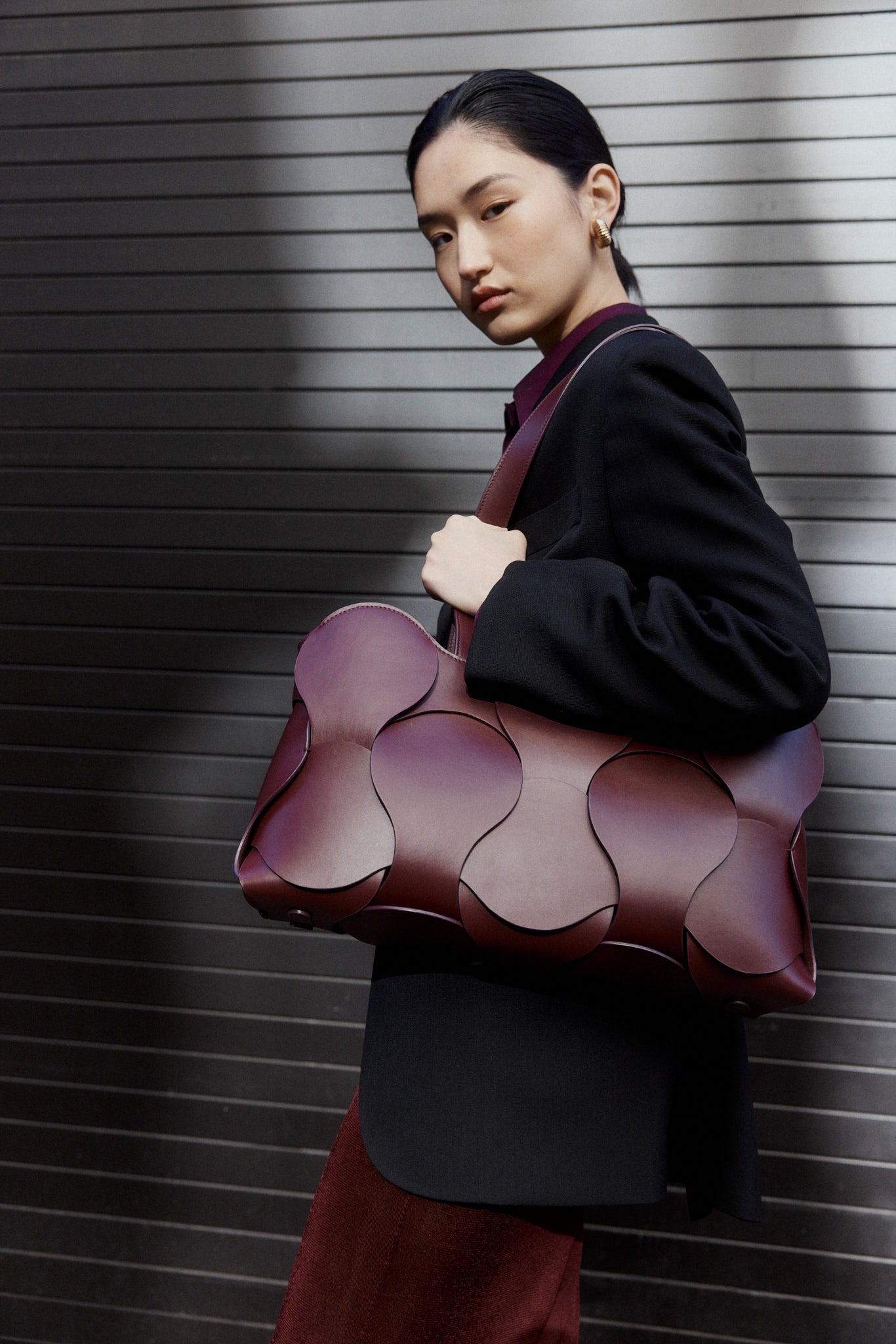 Gigi Tote Bag in Oxblood Red - Stylish Leather Handbag for Women, Perfect for Work, Travel & Everyday Use