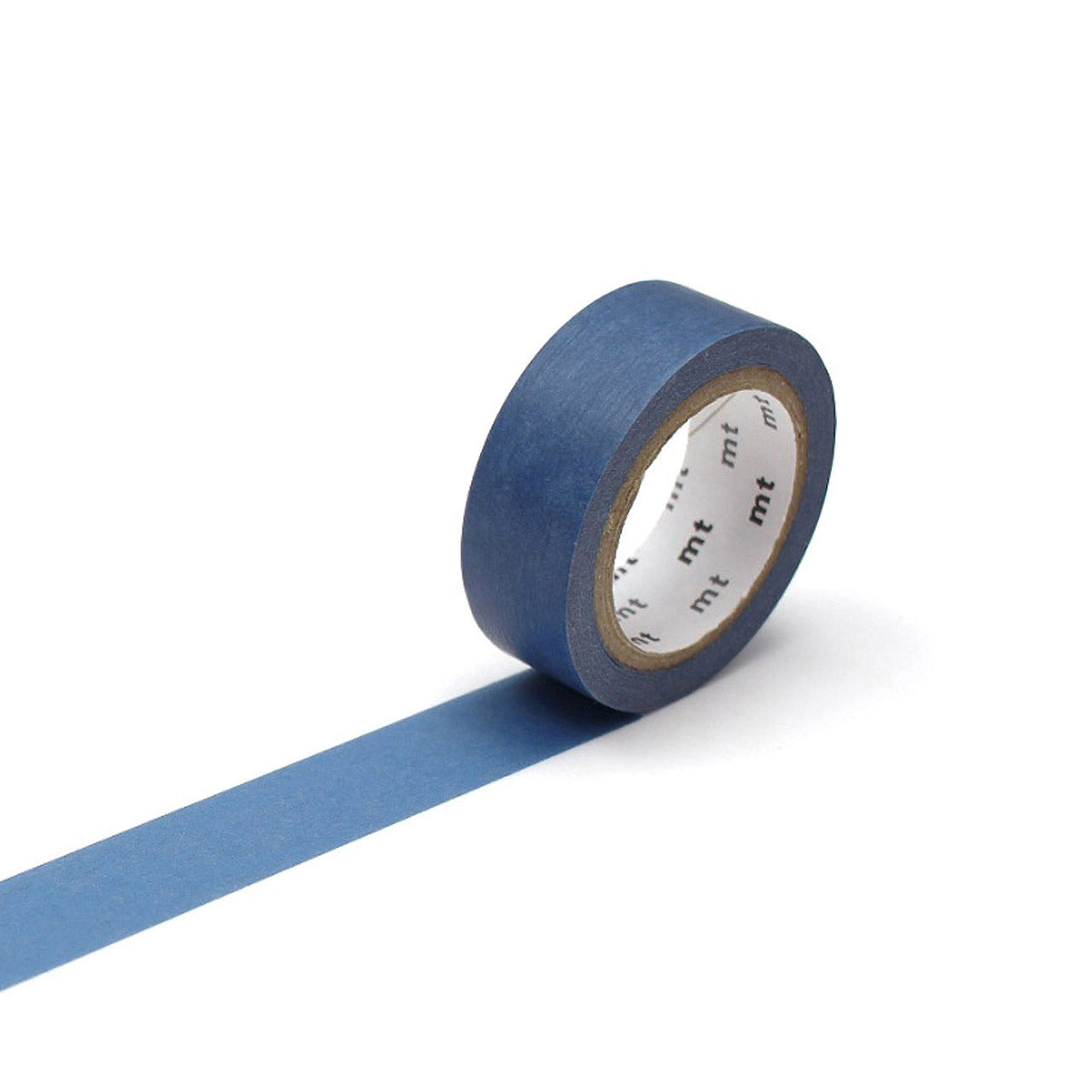 Smoky Blue Washi Tape - Decorative Japanese Paper Tape for Scrapbooking, Journaling, Gift Wrapping & DIY Crafts - Single Roll