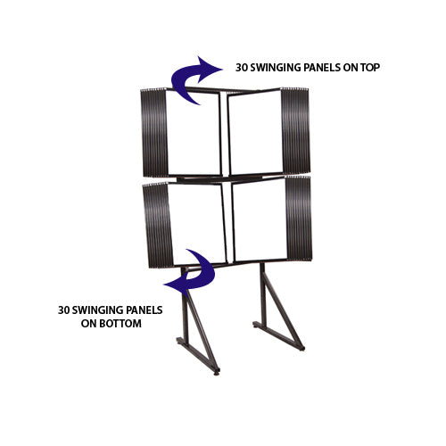 Double Decker Freestanding Photo Display Stand - Perfect for Wedding, Graduation, and Party Decorations