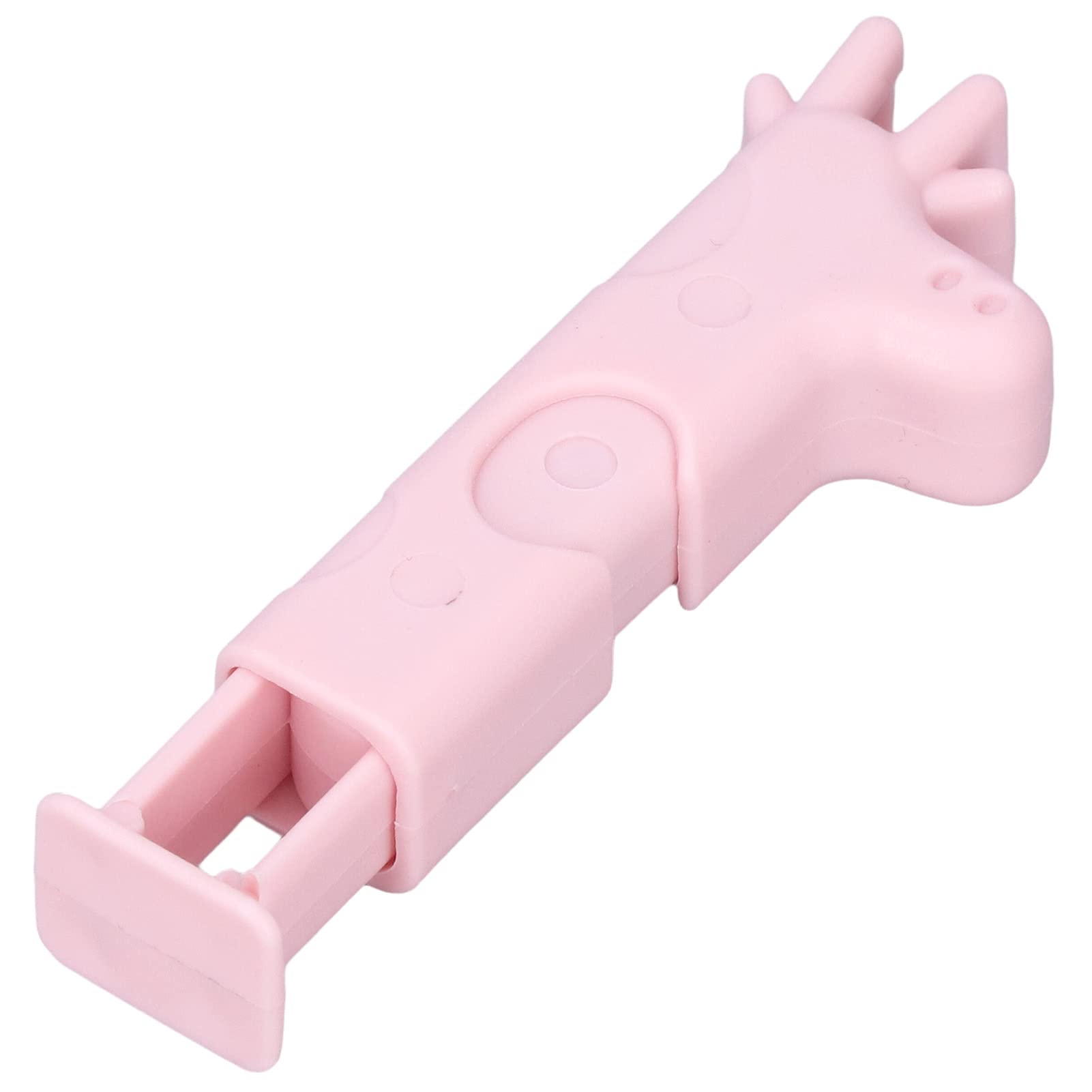 Giraffe Snack Bag Clips - Strong Sealing Clips for Kitchen, Office & Travel - Practical Chip Bag Clamps with Secure Grip (Pink) - Perfect for Keeping Chips Fresh, Organizing Cables & Sealing Pet Food Bags