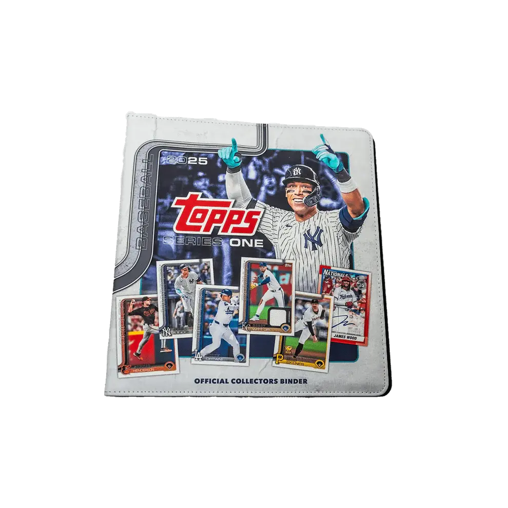 2025 Topps Series 1 Baseball Trading Cards Binder - Premium Collector's Album for Baseball Card Storage & Organization - Perfect for Sports Memorabilia Enthusiasts & Gift Ideas