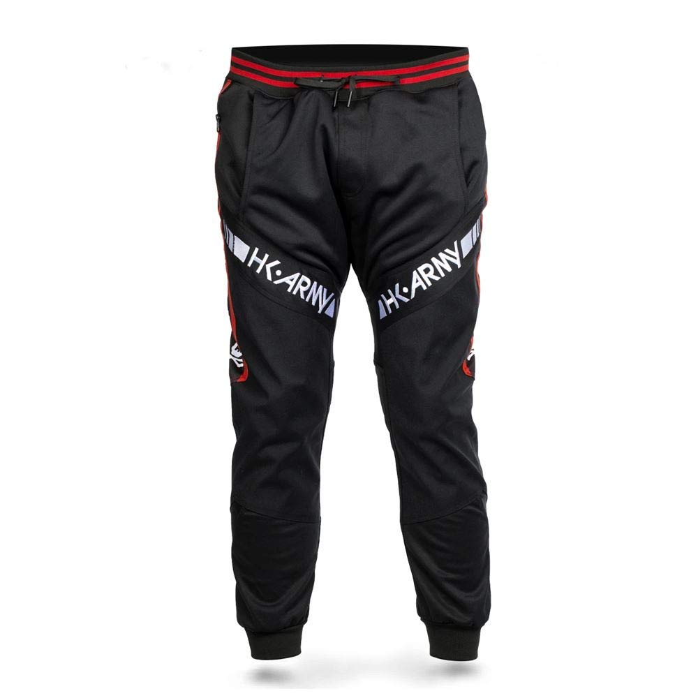 HK Army TRK Jogger Paintball Pants - Skulls Red - Small | Lightweight & Durable Paintball Gear for Outdoor Sports & Tactical Games