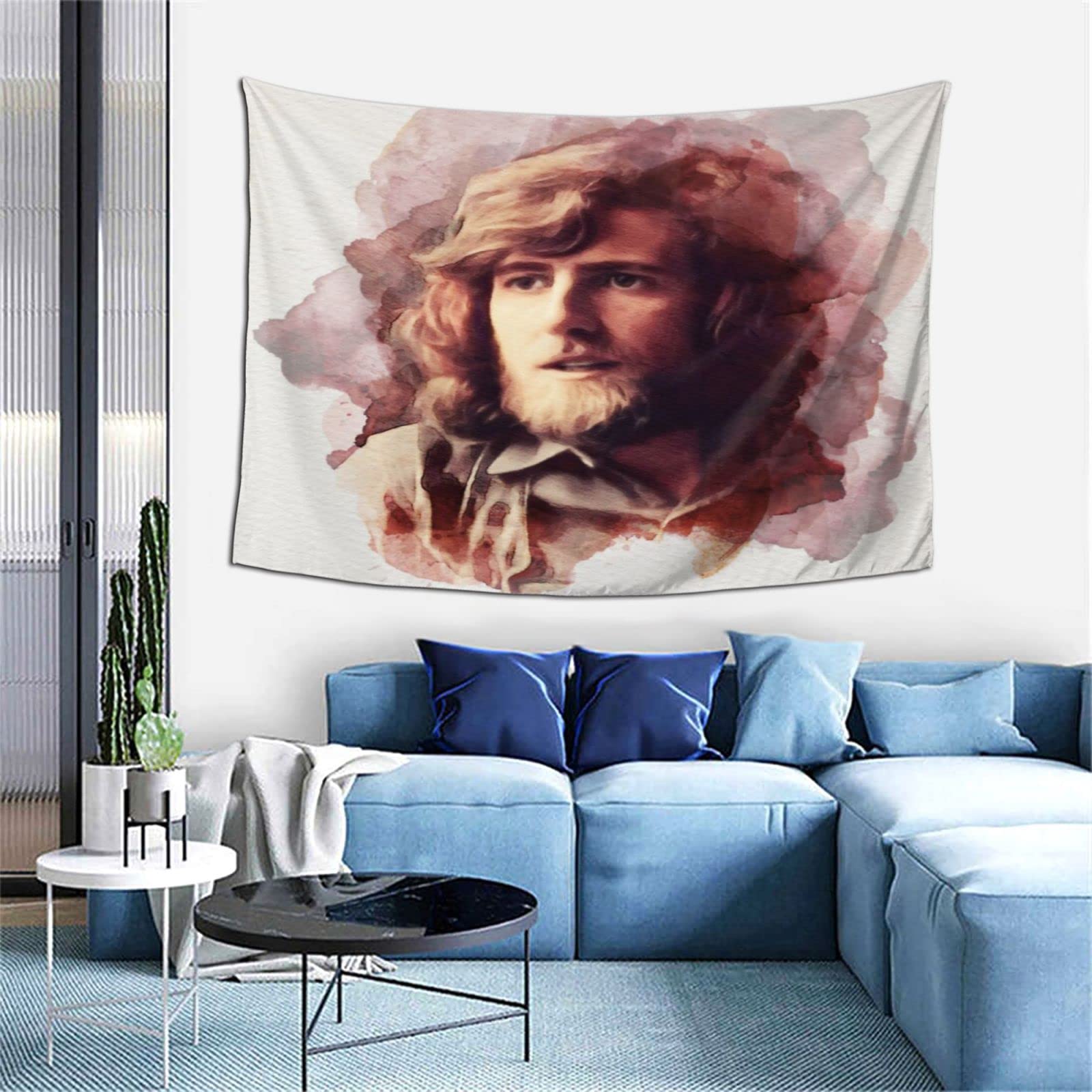 Graham Nash Tapestry Wall Art - Bohemian Decor for Bedroom, Living Room & Dorm - Perfect for Music Lovers & Hippie Style Home Decor - Great for Parties, Meditation Spaces & Festival Vibes