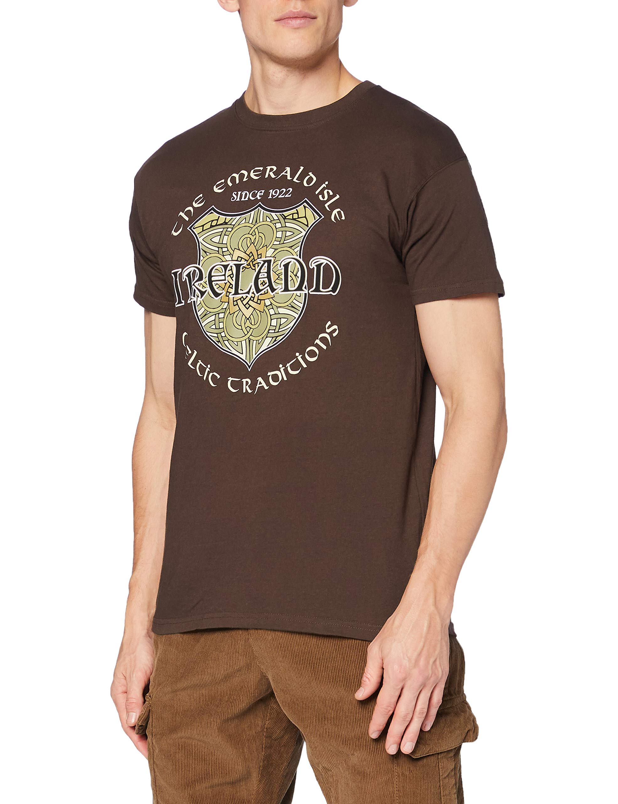 Chocolate Ireland The Emerald Isle T-Shirt - Soft Cotton Irish Pride Graphic Tee for Men & Women (Small) - Perfect for St. Patrick's Day & Irish Heritage Events