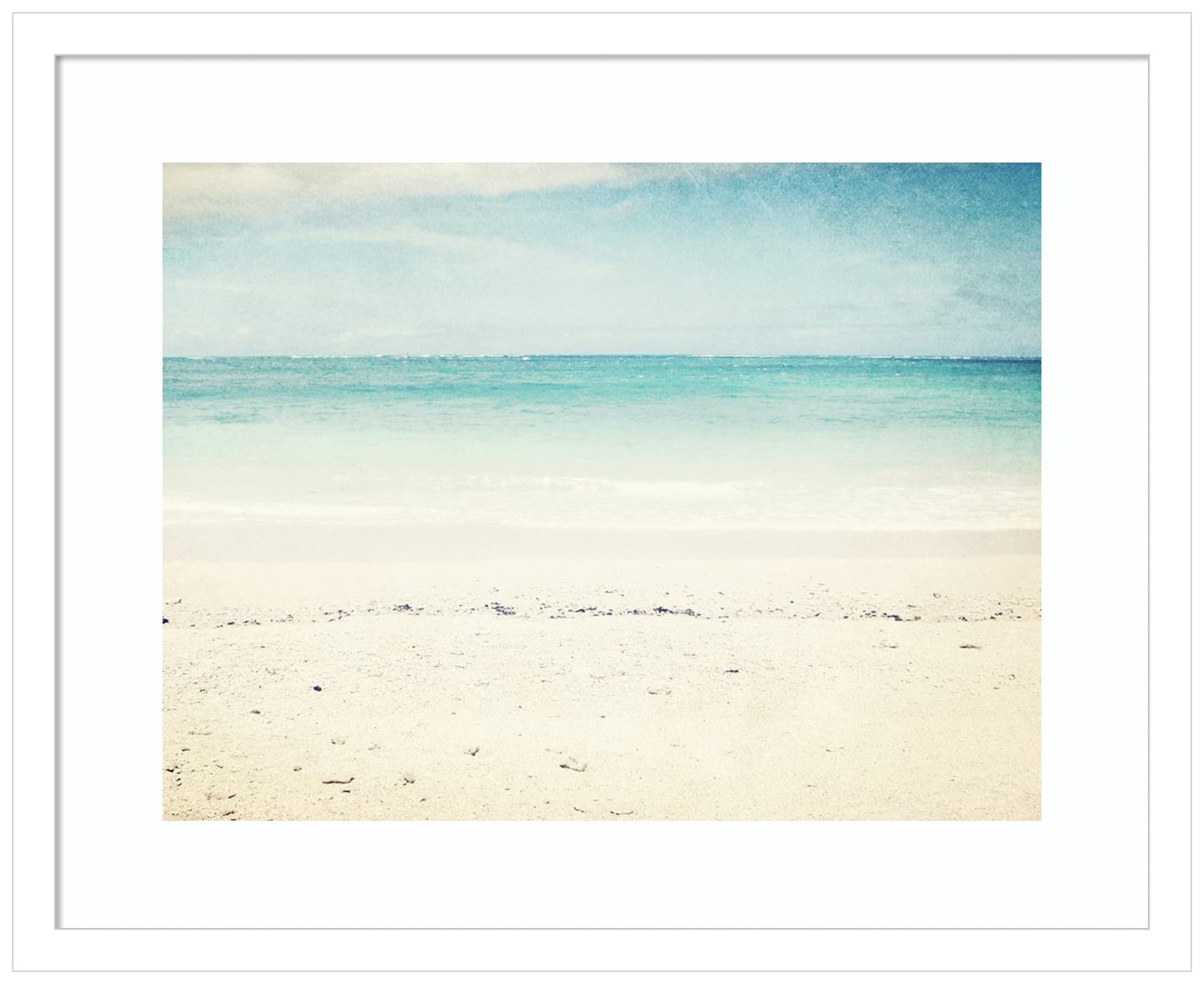 Amanti Art Framed Beach Wall Art Print 17x21 - Coastal Decor Painting by Lupen Grainne for Living Room, Bedroom, Bathroom, Kitchen & Office | Perfect for Seaside Home Decor & Vacation House Style