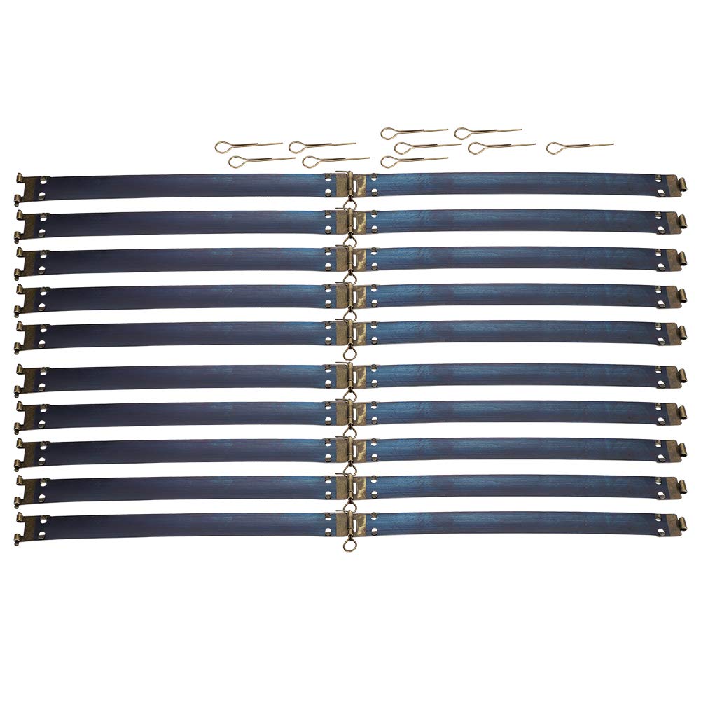 10Pcs Metal Internal Flex Frames with Kiss Clasp for DIY Purse, Bag, Wallet & Shoe Making - Durable Sewing Frame Hinges for Craft Projects, Luggage Accessories - Perfect for Handmade Purses, Tote Bags & Leather Goods