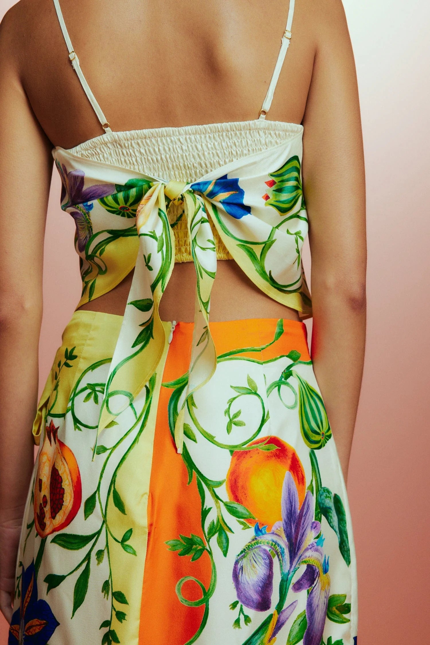 Floral Print Scarf Top - Women's Fashion Blouse for Casual Wear, Summer Outfits & Boho Style