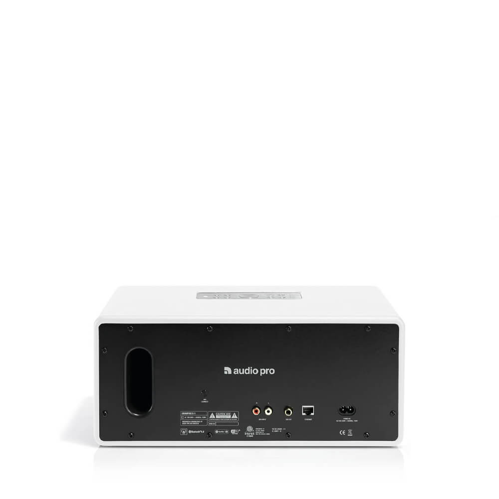 Audio Pro D1 Wireless Multiroom Speaker - Premium Sound Quality, Bluetooth Connectivity, Silk White Finish | Perfect for Home Theater, Living Room & Office Music Streaming