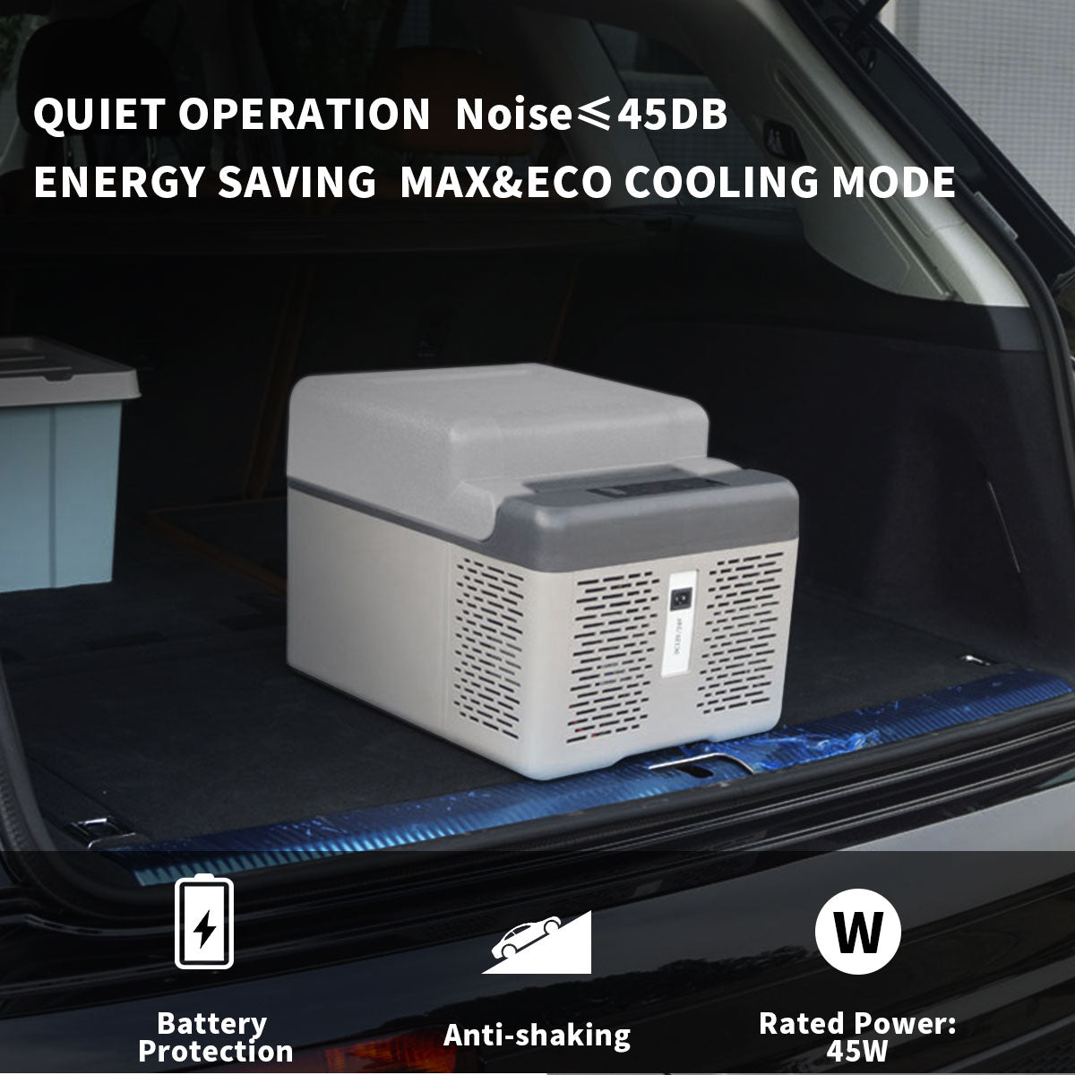 Alpicool C12 Portable Car Refrigerator - 12V/24V DC & 110V AC Compact Freezer for Road Trips, Camping, Tailgating & Outdoor Adventures - Perfect for Food, Drinks & Medication Storage
