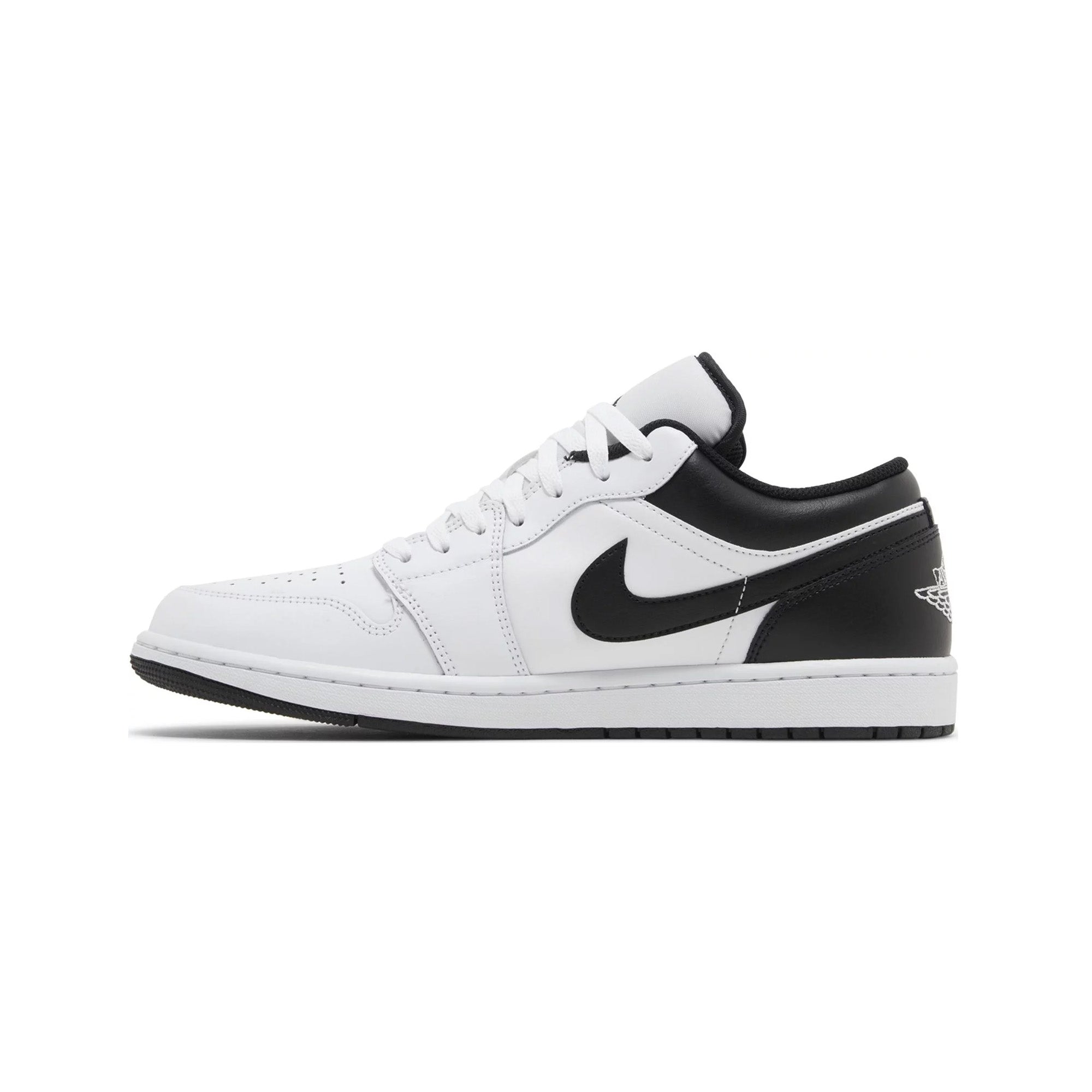 Air Jordan 1 Low 'White Black' Men's Basketball Shoes 2023 Edition - Casual Streetwear Sneakers for Everyday Wear & Sports