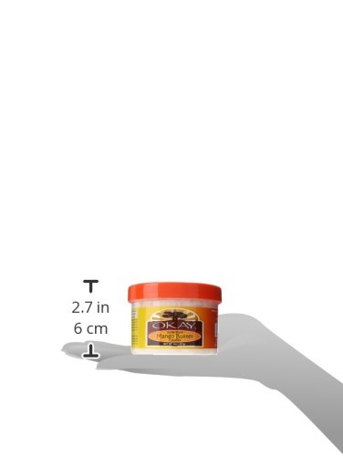 Okay 100% Pure Mango Butter Chunks - 8 Ounce (226g) | Natural Skincare Ingredient for DIY Lotions, Soaps & Hair Care Products