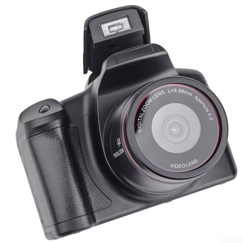 1080P HD Digital Video Camera with 16X Zoom - Compact Portable Camcorder for Vlogging, Travel, Family Events & YouTube Recording