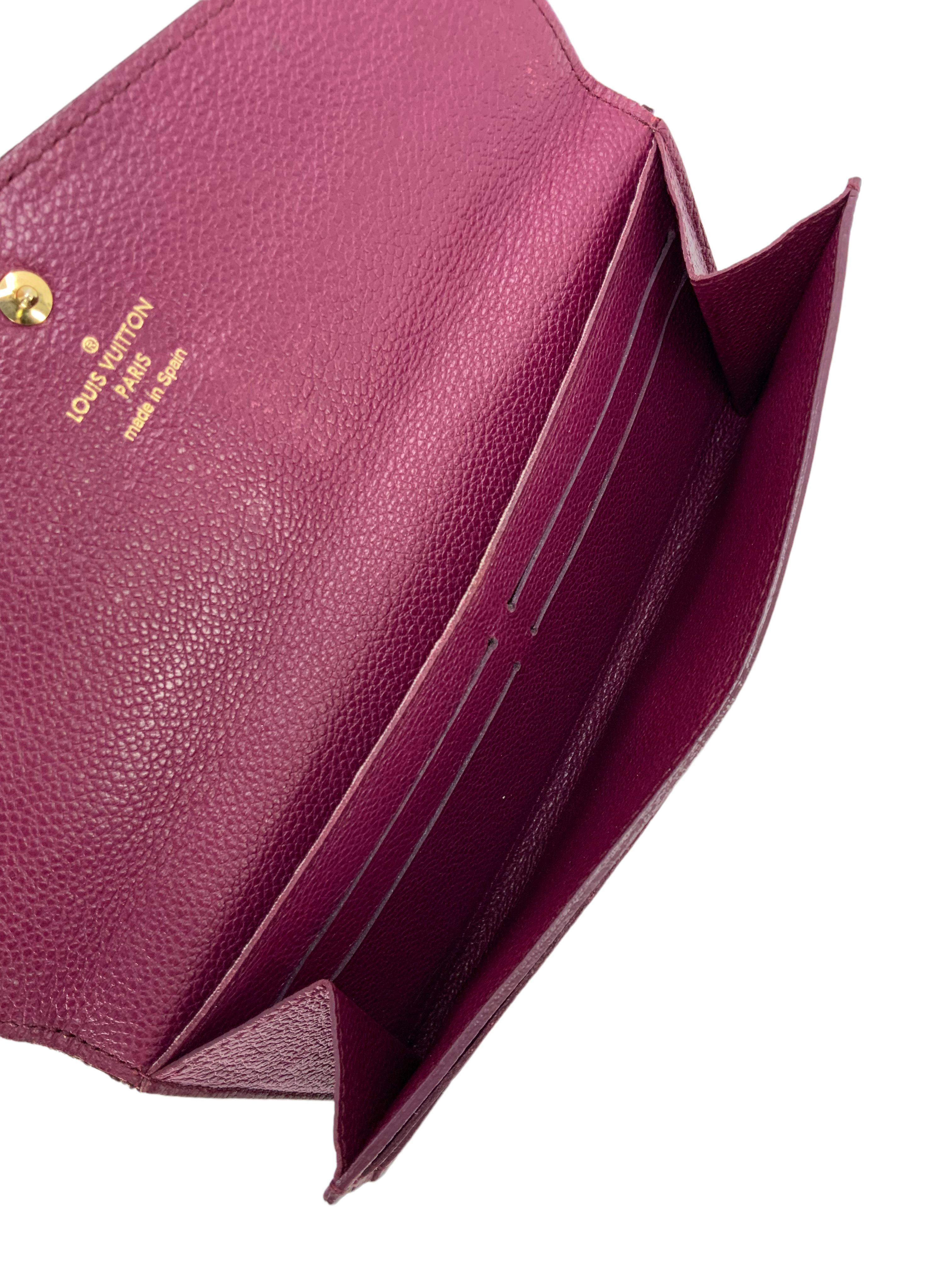 Louis Vuitton Monogram Empreinte Josephine Long Wallet for Women - Genuine Leather Luxury Bifold Wallet with Multiple Card Slots - Perfect for Everyday Use, Travel & Gift Giving