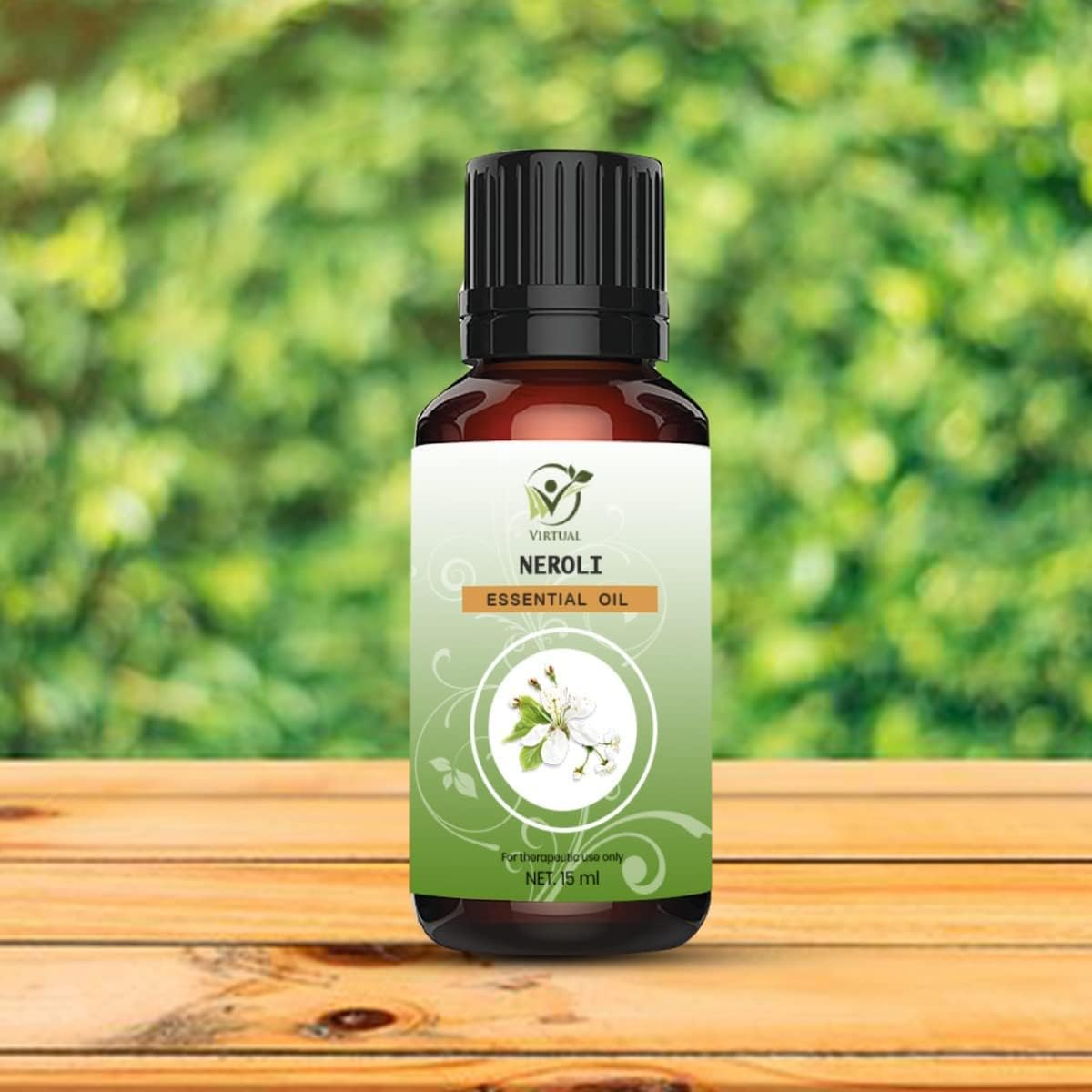 100% Pure Neroli Essential Oil - Undiluted, Therapeutic Grade for Anti-Aging, Acne, Dry Skin & Wrinkles - Aromatherapy & Skincare (15ml) - Perfect for Massage, Diffusers & DIY Beauty Products