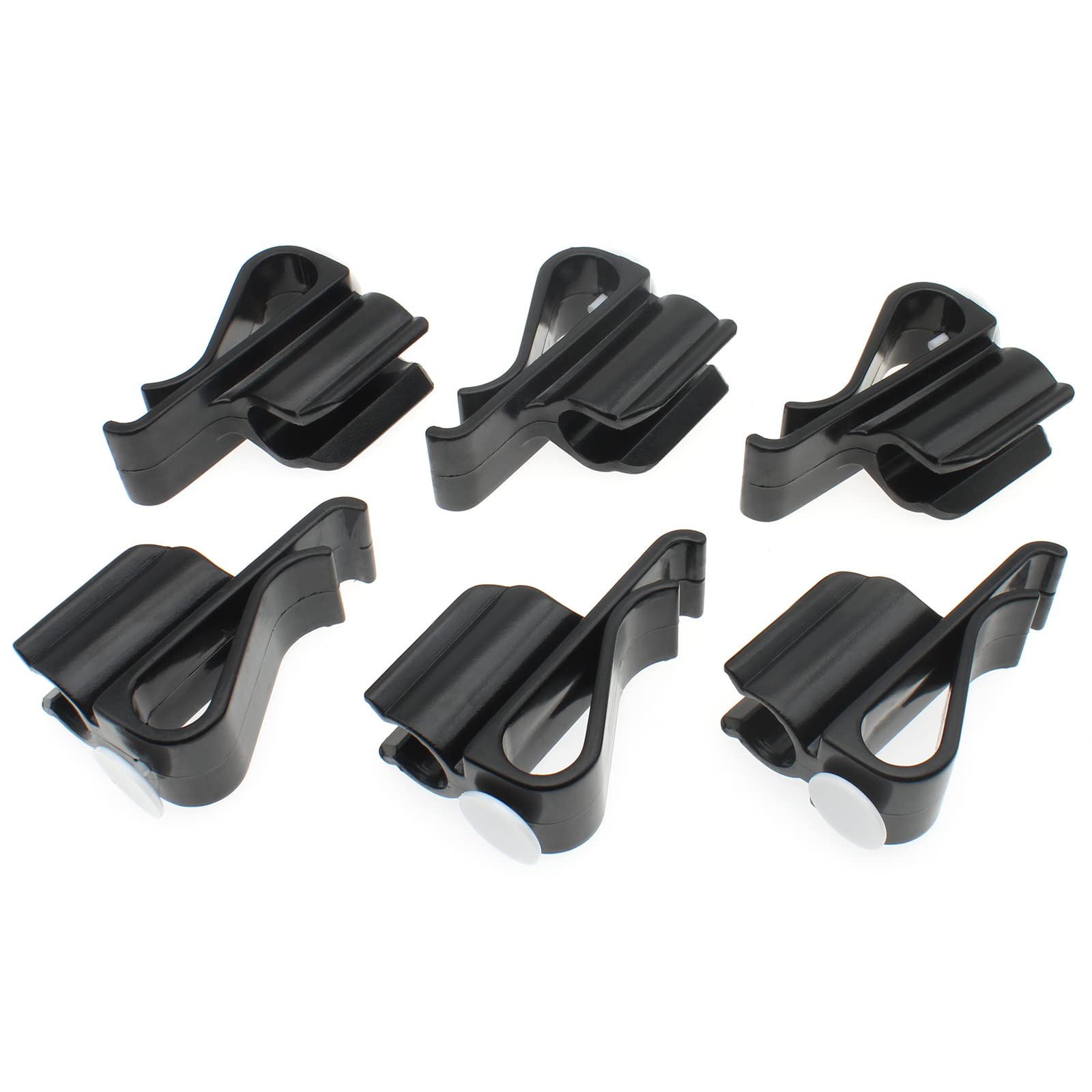 GWAYN 6-Piece Golf Putter Clip Set - Club Bag Clips & Putter Clamp Holder - Golf Ball Putter Accessories for Organization - Perfect for Golf Course, Driving Range & Home Storage