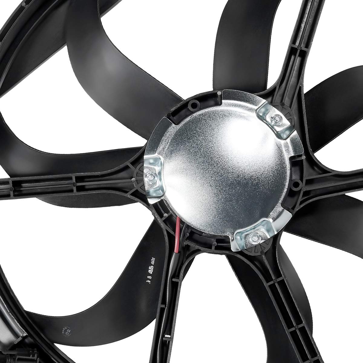 DNA MOTORING OEM-RF-0090 Black Radiator Cooling Fan Assembly - High Efficiency Direct Replacement for 06-09 Ford Fusion, 06 Lincoln Zephyr & 06-09 Mercury Milan | Improved Cooling Performance for Hot Weather & Heavy Traffic Driving
