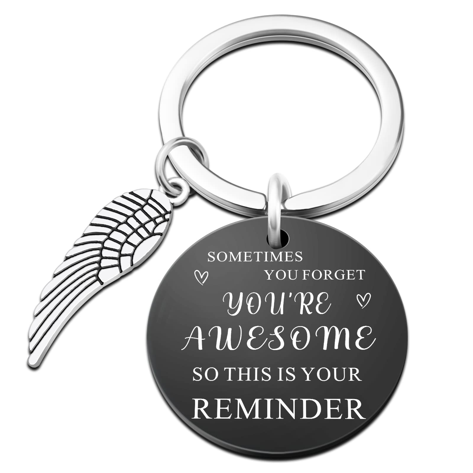 Inspirational Keychain Gifts for Kids, Teens, Men & Women - Perfect Stocking Stuffer for Christmas, Birthday, Friendship Day - Motivational Gift for BFF, Him, Her, Friends & Family - Ideal for Everyday Carry, Backpack Decor & Special Occasions