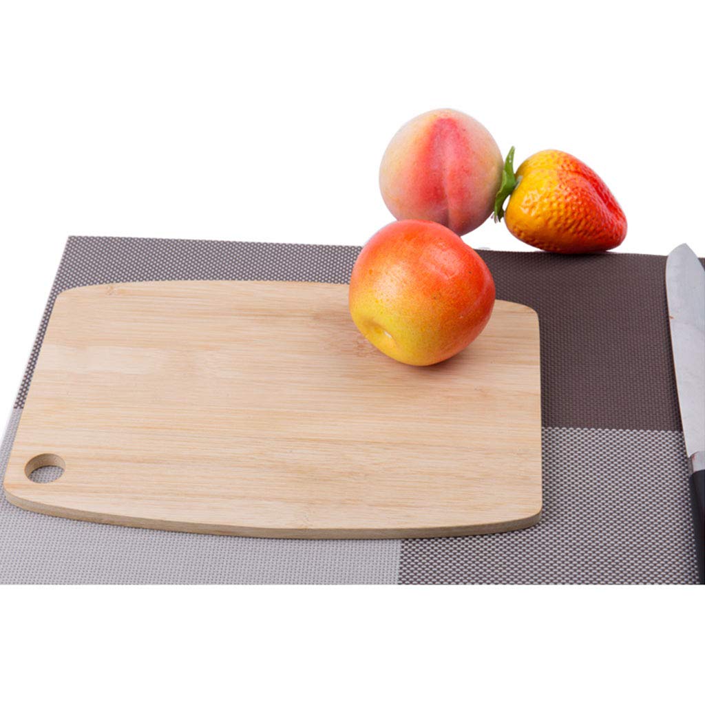 Premium Bamboo Cutting Board - Large Rectangle Wooden Chopping Board for Vegetables, Meat, Bread & Cheese - Gentle on Knives - Perfect for Food Prep, Serving & Kitchen Use