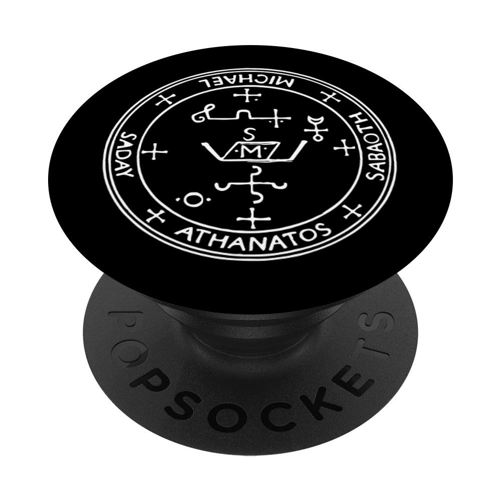 Archangel Michael Holy Seal Sigil for Protection - Swappable PopGrip Phone & Tablet Grip | Spiritual Protection, Daily Use, Gift for Believers