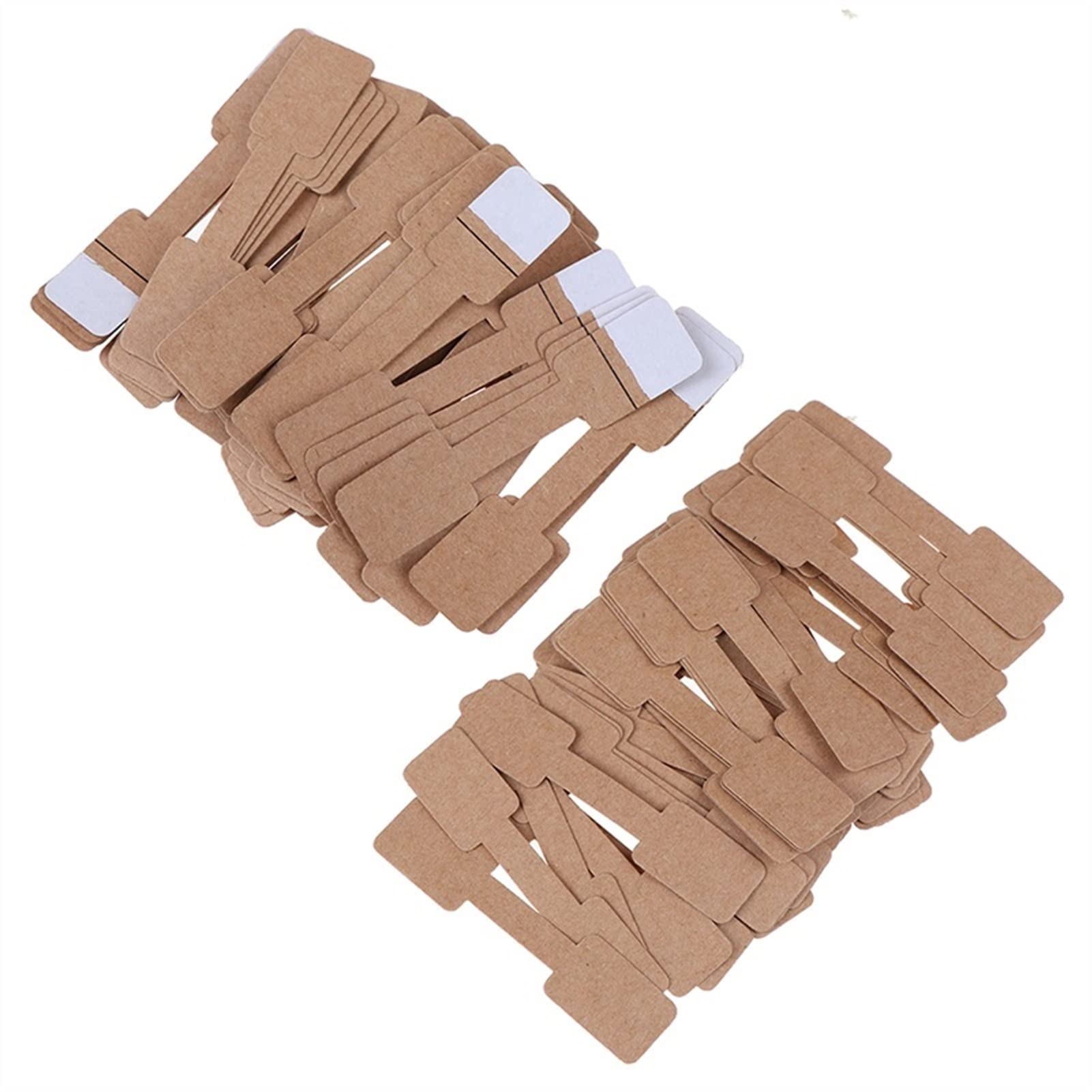 Blank Square Price Tags with String - 500Pcs Jewelry Display Hang Tags, Necklace Ring Labels & Paper Stickers for Retail Store, Boutique, Craft Show - (Color: A, One Size) - Perfect for Pricing, Organizing & Merchandising Jewelry, Handmade Crafts & Small Retail Items