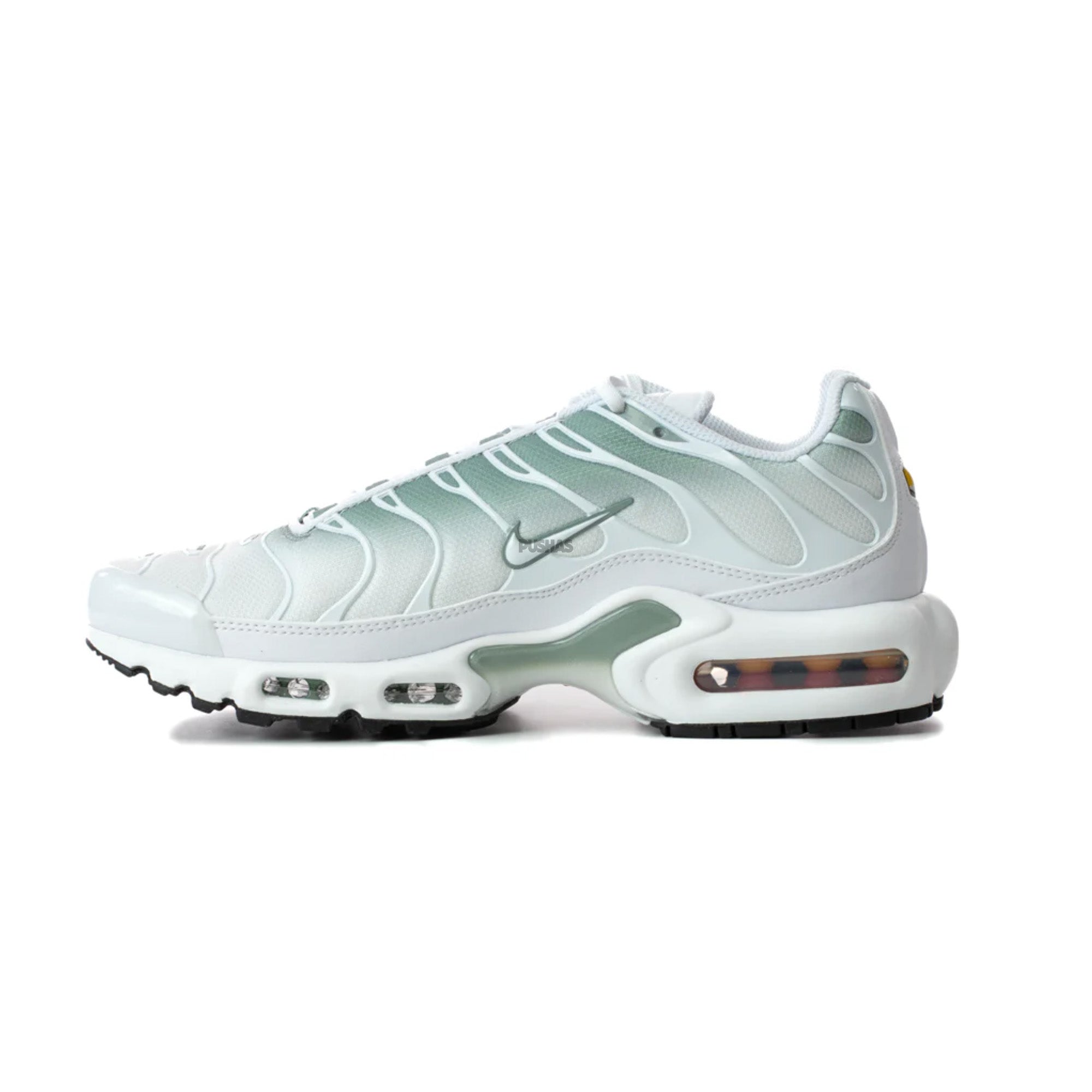 Nike Air Max TN Plus 'White Mica Green' Women's Running Shoes (2022) - Lightweight Cushioned Sneakers for Jogging, Gym Workouts & Casual Wear