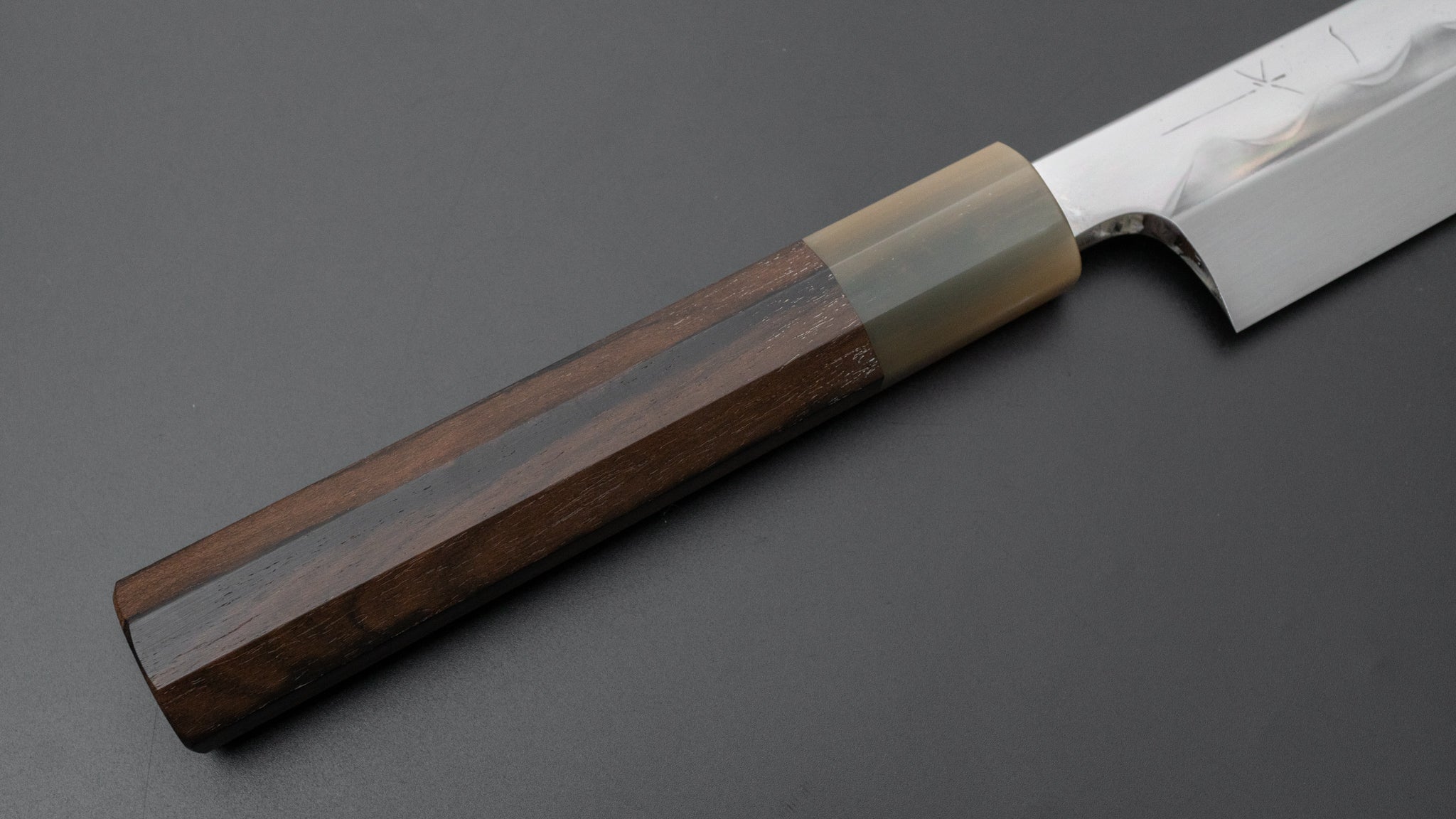 Premium Hitohira Togashi White #1 Notaremon Mizu Honyaki Yanagi Sakimaru 330mm Japanese Chef Knife with Ziricote Handle & Saya - Perfect for Sushi, Sashimi & Precision Cutting