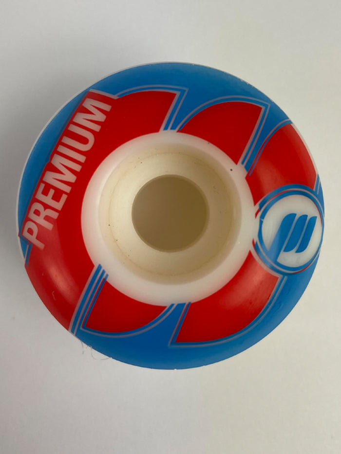 Premium Team Double Radius Wheels 100A 53mm - High-Performance Skateboard Wheels for Smooth Rides on Streets and Parks