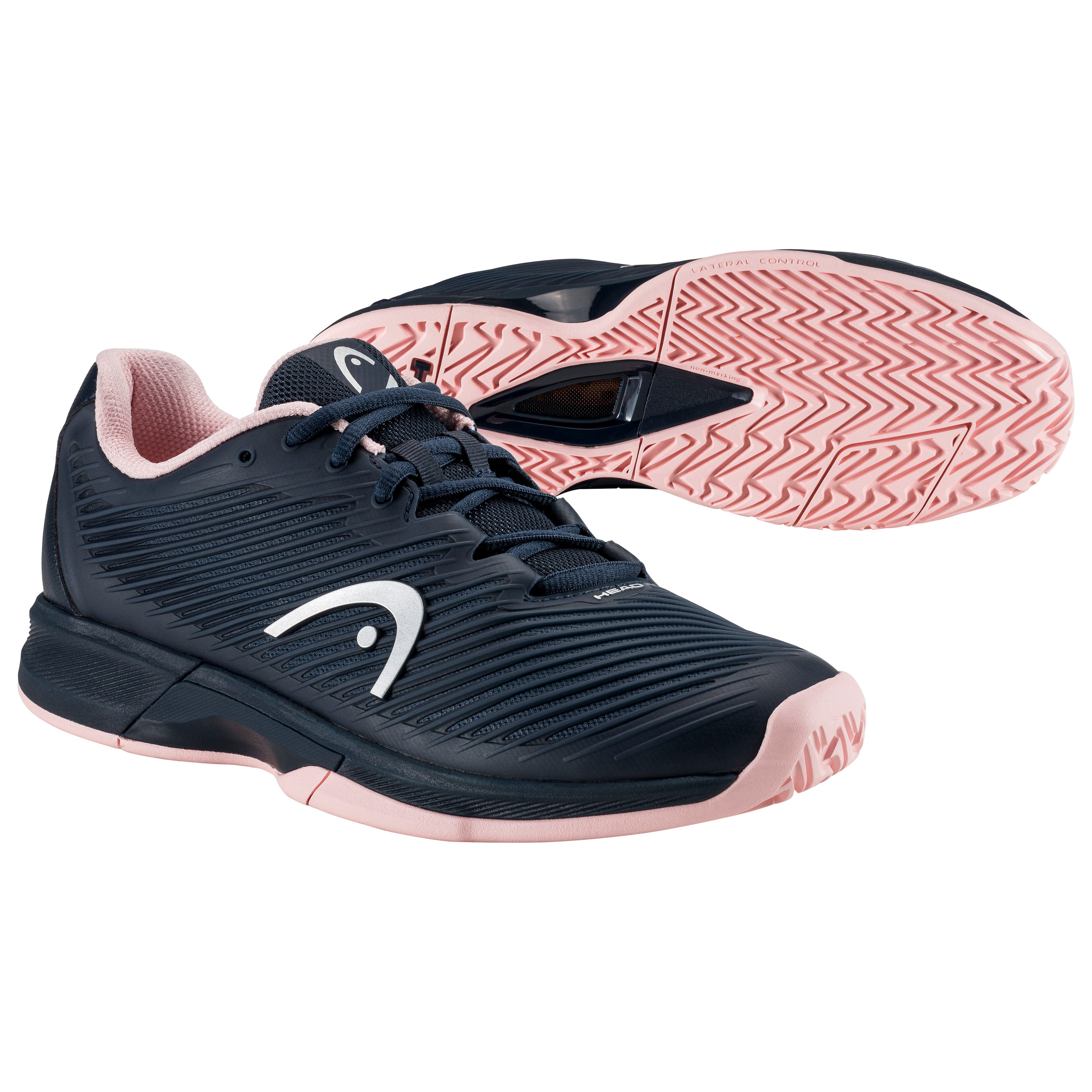 Revolt Pro 4.0 Women's Tennis Shoes - Black & Pink | Lightweight Performance Sneakers for Running, Training & Gym Workouts