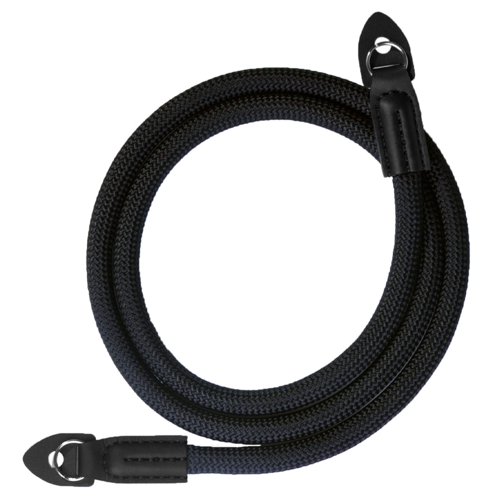 VKO Camera Strap - Durable Climbing Rope Neck & Shoulder Strap for DSLR, SLR, Mirrorless Cameras with Round Hole Interface (100cm, Black) - Perfect for Travel, Hiking & Outdoor Photography