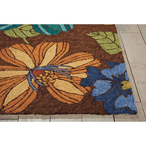 Nourison South Beach Indoor/Outdoor Chocolate 8' x 10'6