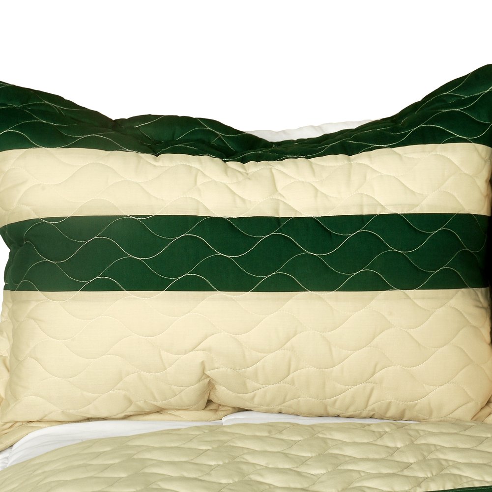 3PC Patchwork Quilt Set Full/Queen Size - Elegant Piano Themed Bedding for Cozy Bedroom Decor | Perfect for Master Bedrooms, Guest Rooms & Airbnb Stays