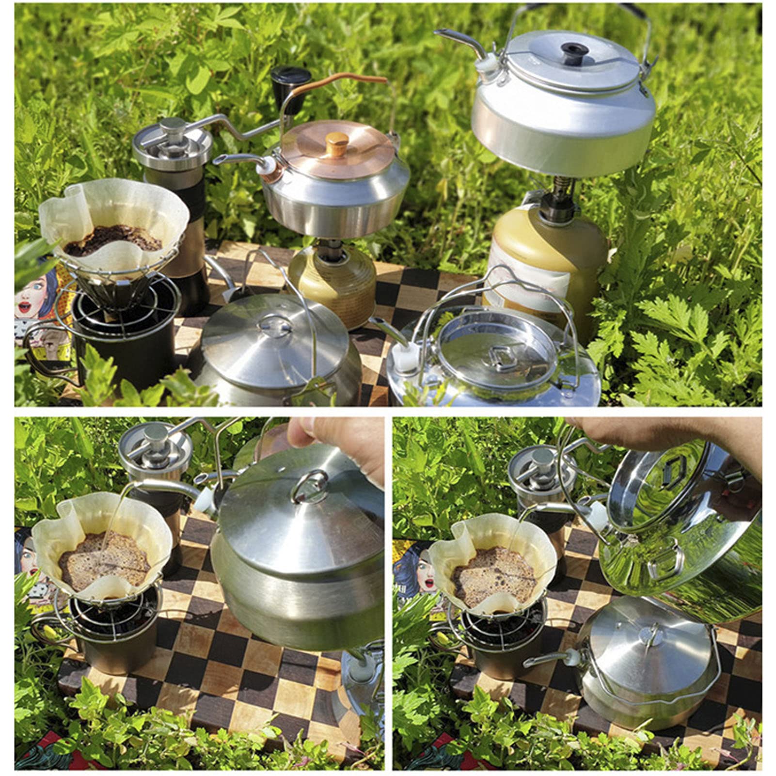 Premium Stainless Steel Coffee Kettle Spout with Extended Nozzle - Durable Teapot Spout for Precise Pouring, Perfect for Outdoor Camping, Home Brewing & Specialty Coffee Preparation