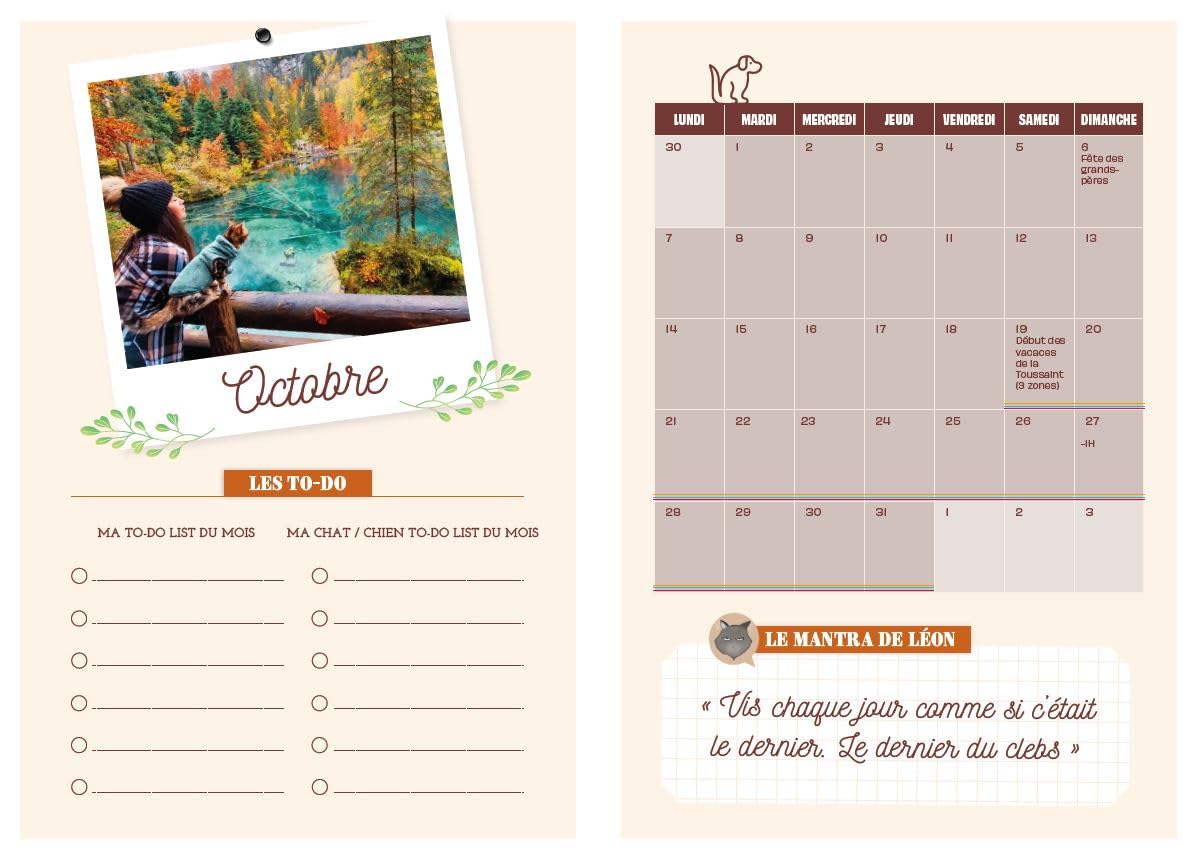 2024 - 2025 Premium Faux Leather Planner - Stylish Daily Organizer for Work & School - Perfect for Goal Setting, Scheduling & Productivity