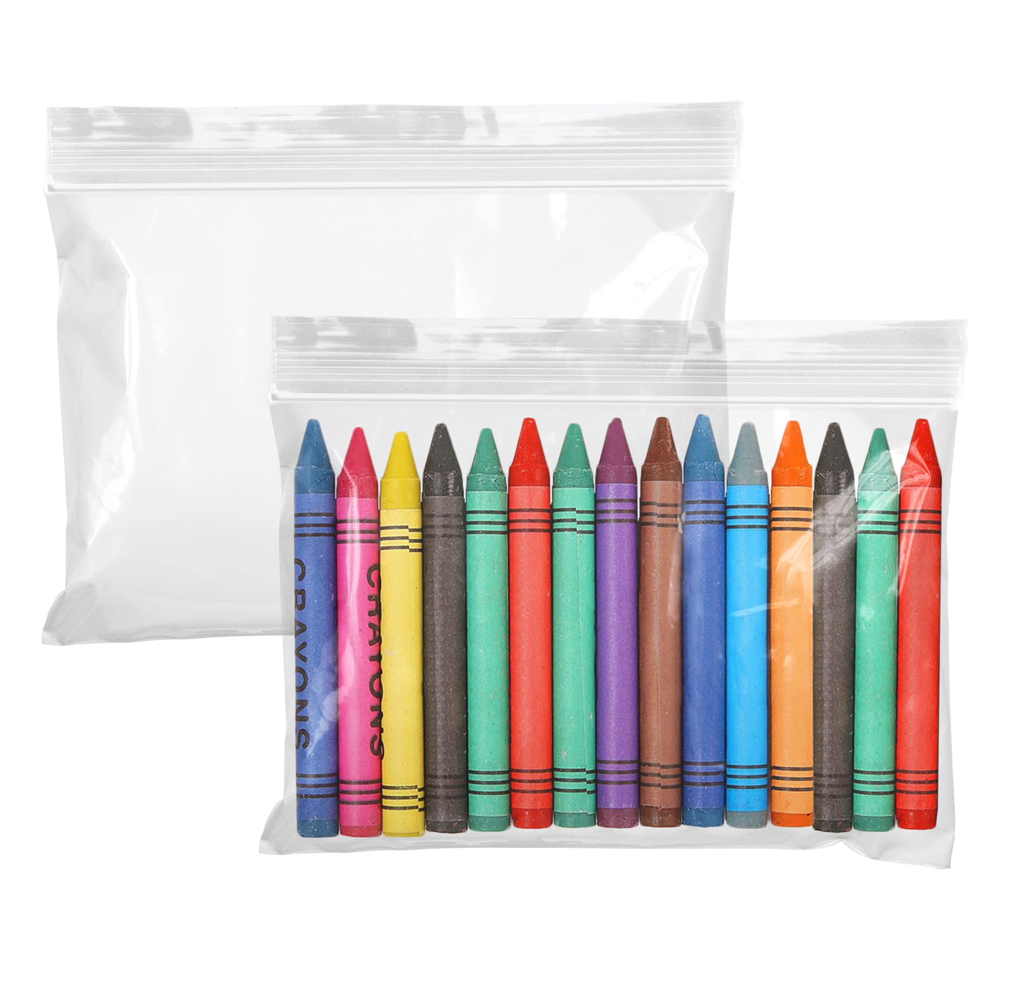 1000 Pack 6x4 Inches Clear Reclosable Zipper Bags - 2 Mil Thick Waterproof Plastic Storage Bags for Jewelry, Crafts & Industrial Use | Durable Zipper Closure for Organizing Small Items