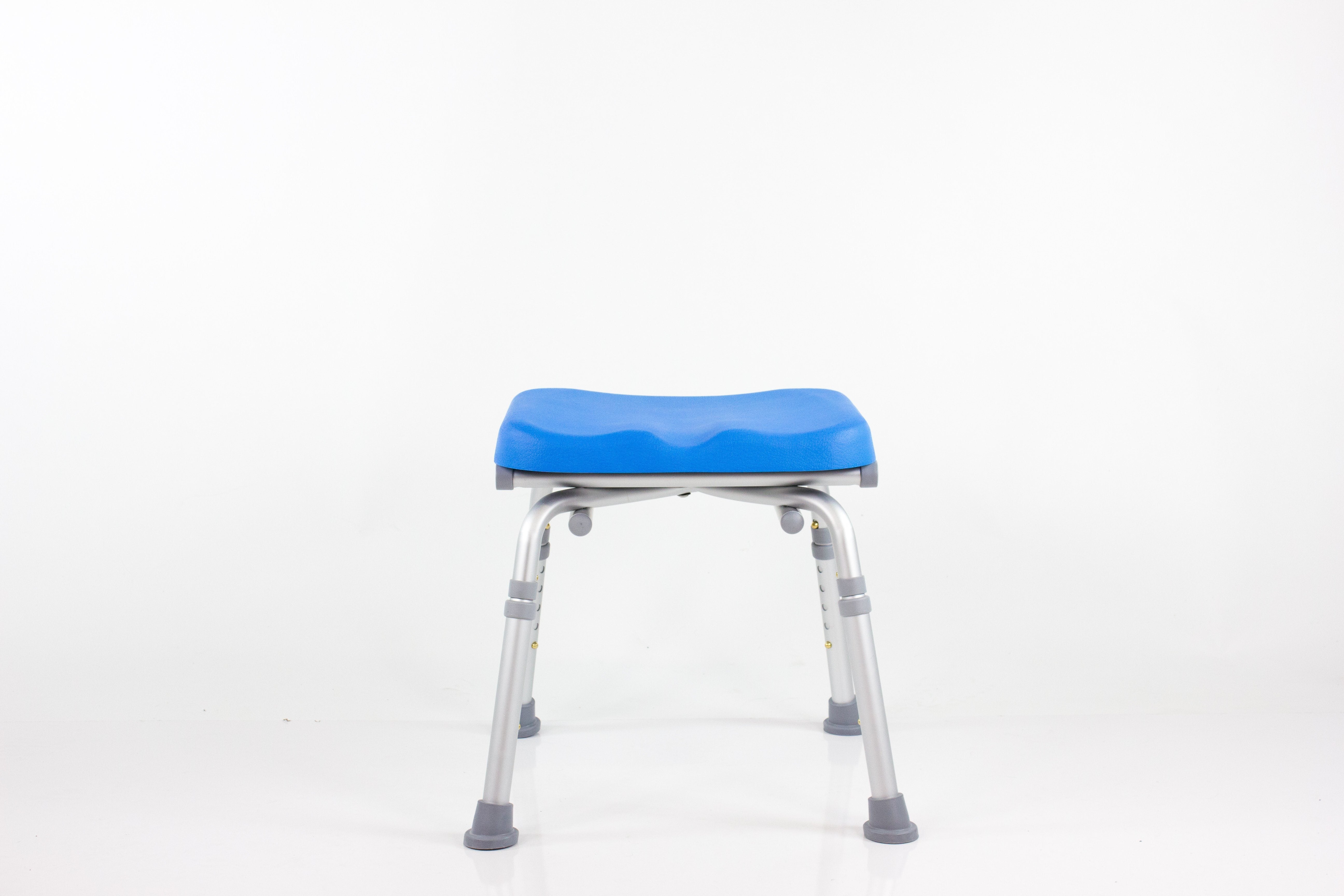 ComfortAble™ Deluxe Padded Bath Shower Chair with Armrests - Non-Slip & Adjustable Height for Elderly & Disabled Safety in Bathroom
