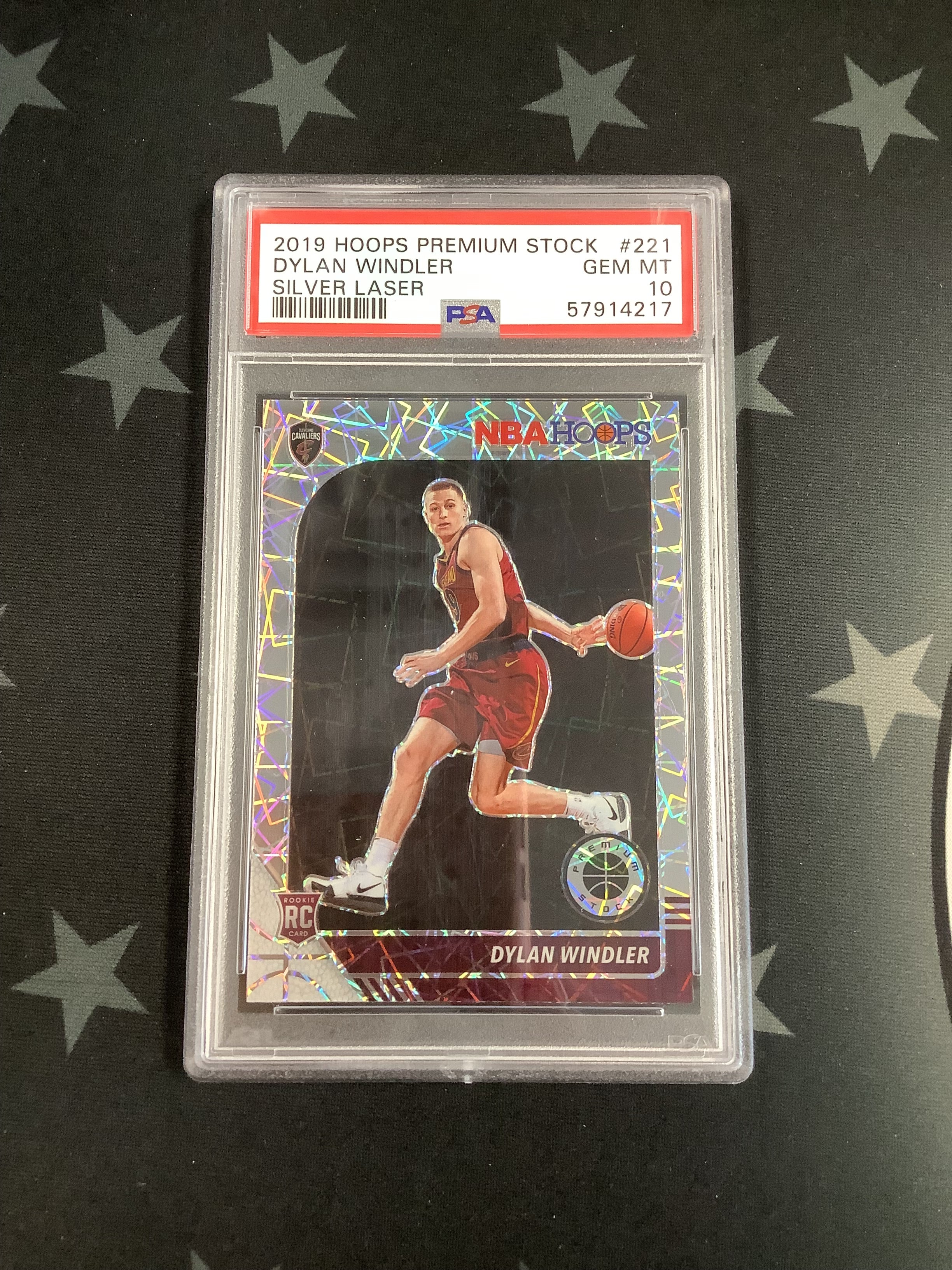 2019 Panini Hoops Premium Stock Basketball Card - Dylan Windler #221 Silver Laser PSA GEM MT 10 (57914217) - Rare Collectible for NBA Fans & Card Investors