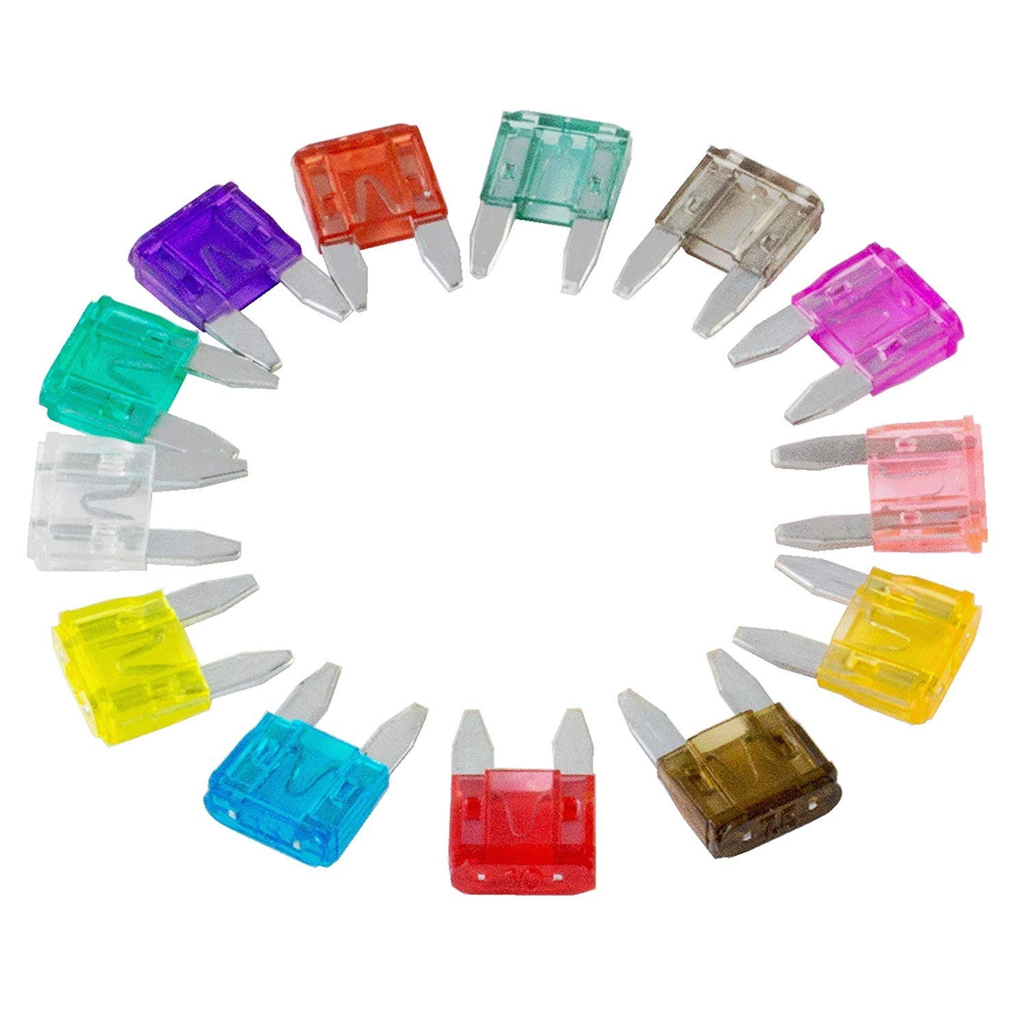 5-Pack 4A APM/ATM Mini Blade Fuses - Short Circuit Protection for Cars, Trucks, Boats & RVs - Perfect for Automotive Electrical Systems and Marine Applications