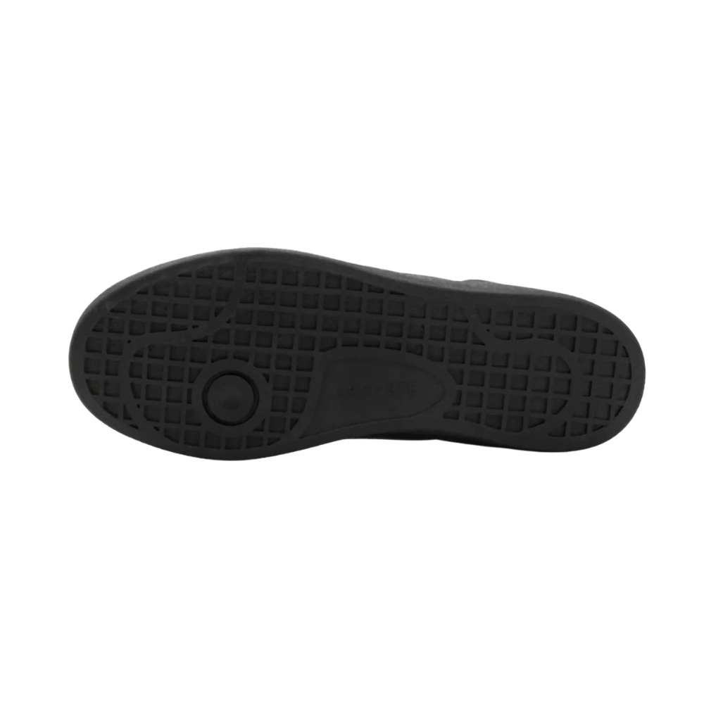 Lacoste Baseshot Evo 125 1 SMA Black Black Sneakers - Men's Casual Shoes for Running, Walking & Everyday Wear | Comfortable Athletic Footwear for Gym, Work & Travel