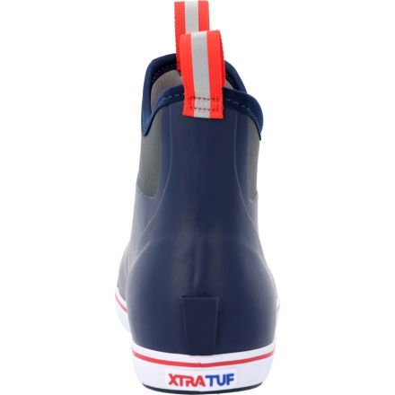 Xtratuf Flat 6 Ankle Deck Boots - Waterproof Non-Slip Fishing & Work Boots for Men & Women - Perfect for Boating, Hiking, and Outdoor Activities