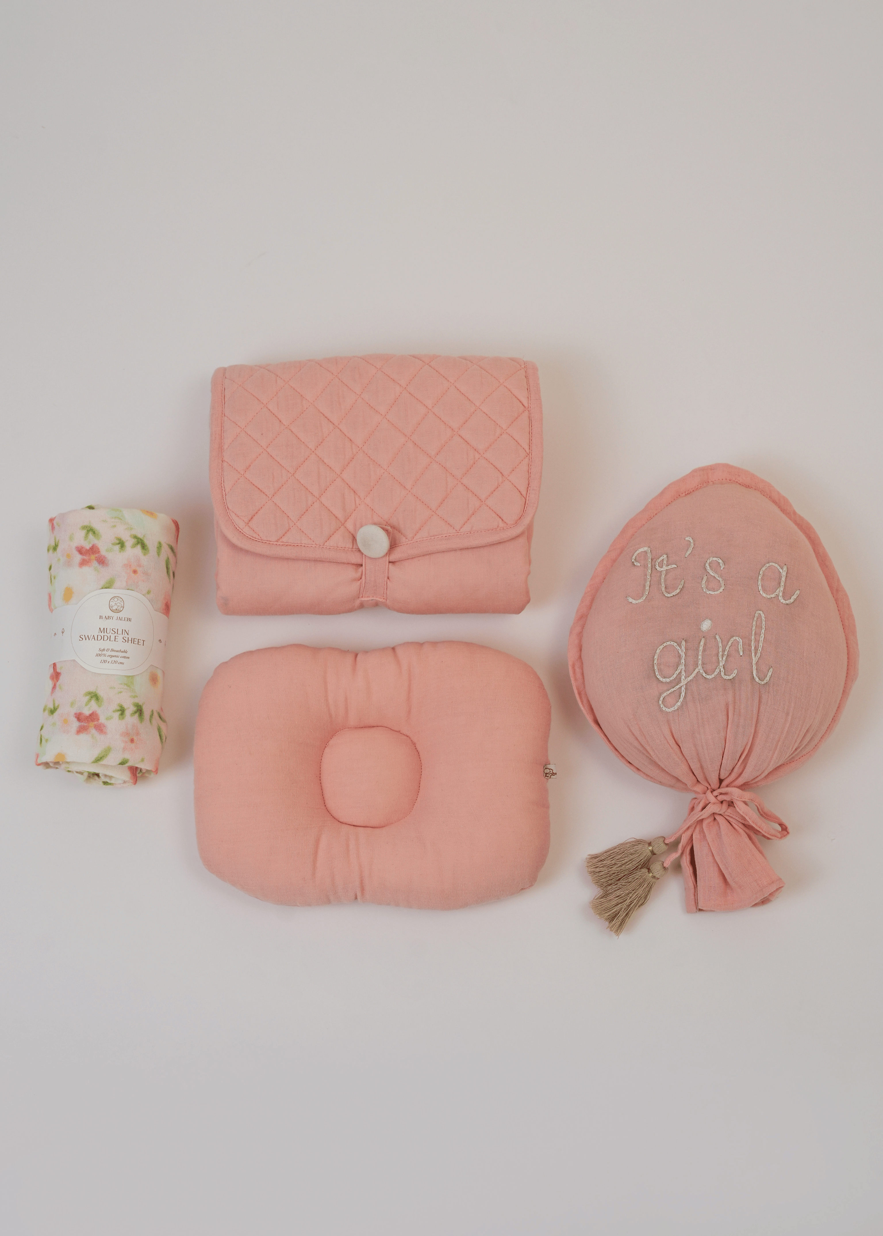 Hello Baby The Oval - Pink Baby Crib Mobile for Nursery Decor & Newborn Gifts | Perfect for Baby Showers, Bedroom Decor, and Infant Stimulation