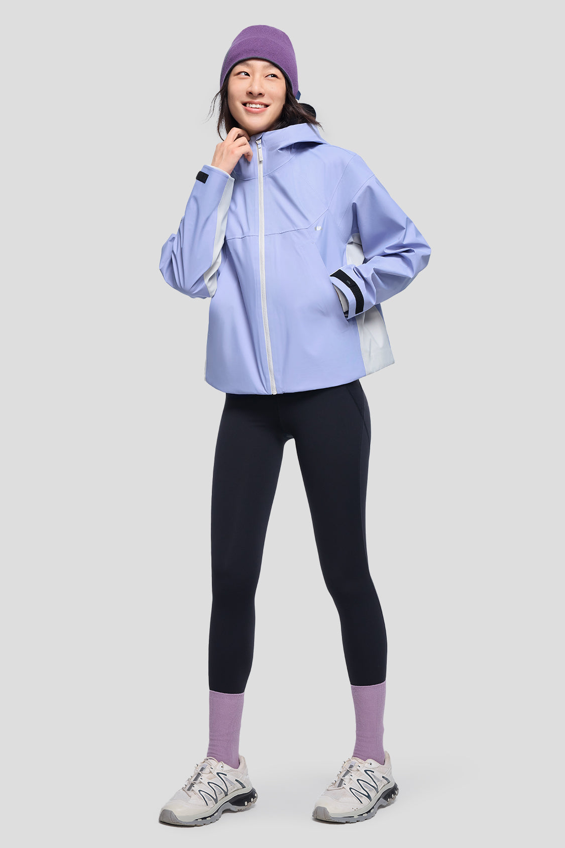 ThermaTrio Women's 3-in-1 Convertible Jacket - Waterproof Windbreaker with Removable Fleece Liner for Hiking, Camping & Outdoor Adventures