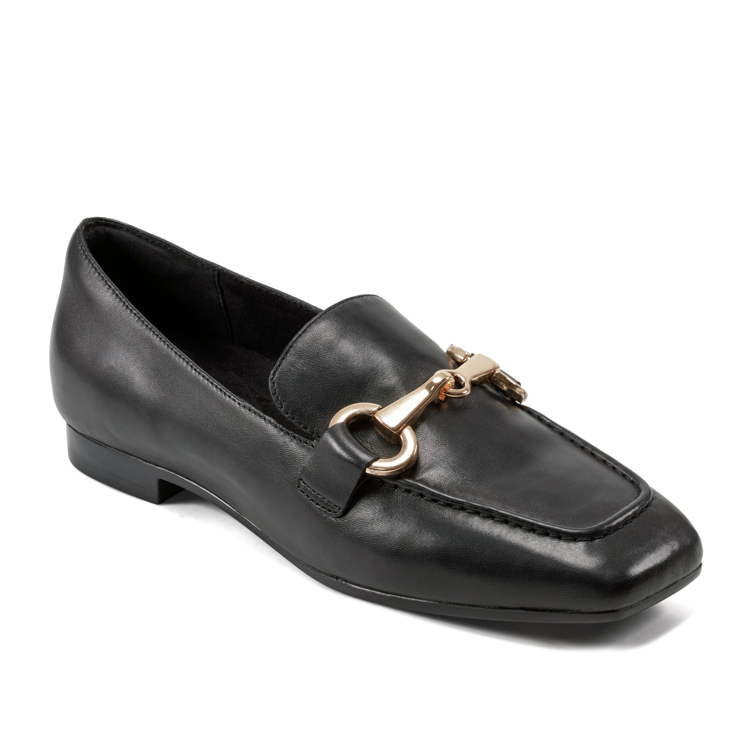 Women's Comfortable Slip-On Loafers - Square Toe Dress Shoes for Work, Office & Casual Wear - Breathable & Lightweight Walking Shoes for Women