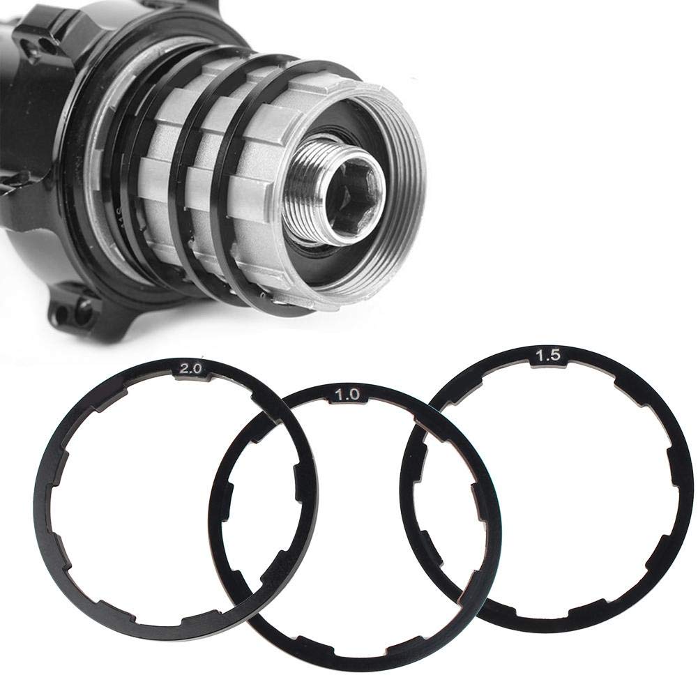 AYNEFY Axle Washer & Flywheel Gasket Spacer Kit - Heavy Duty Bottom Bracket Adjusting Washers for Road Bikes & Mountain Bikes - Perfect for Bike Maintenance & Drivetrain Tuning