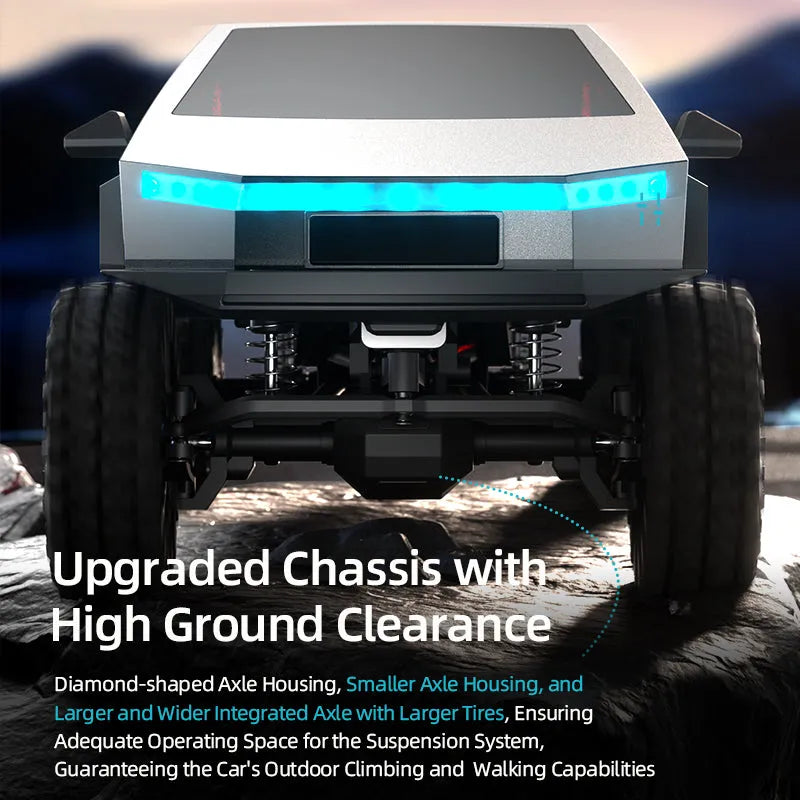 JJRC C8818 1/18 Scale RC Crawler Car - 4WD Off-Road Remote Control Vehicle with Proportional Cyber Shell | Perfect for Rock Crawling, Trail Adventures & Backyard Driving