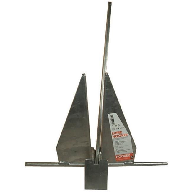 #13 Super Hooker Anchor #95045 - Heavy Duty Marine Anchor for Boats, Kayaks, and Small Watercraft - Perfect for Fishing, Docking, and Water Sports