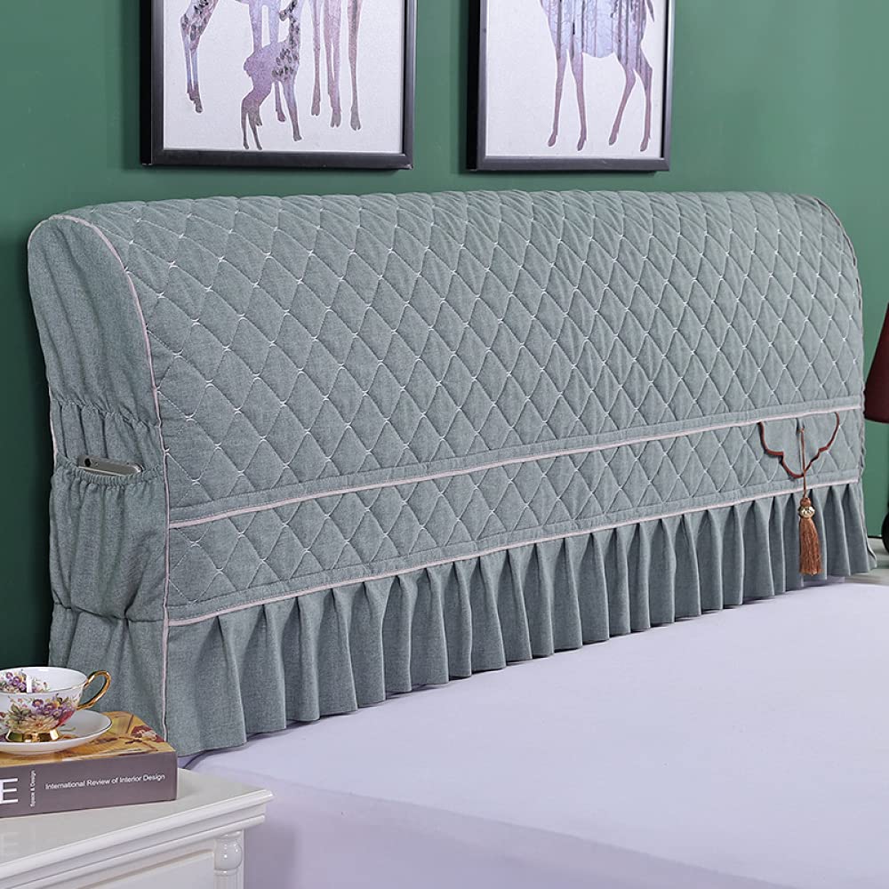 Renbin Stretchable Headboard Cover - Dustproof Slipcover Protector for Beds (6-200cm) | Fits All Headboard Sizes | Perfect for Home, Hotel & Airbnb Decor Protection