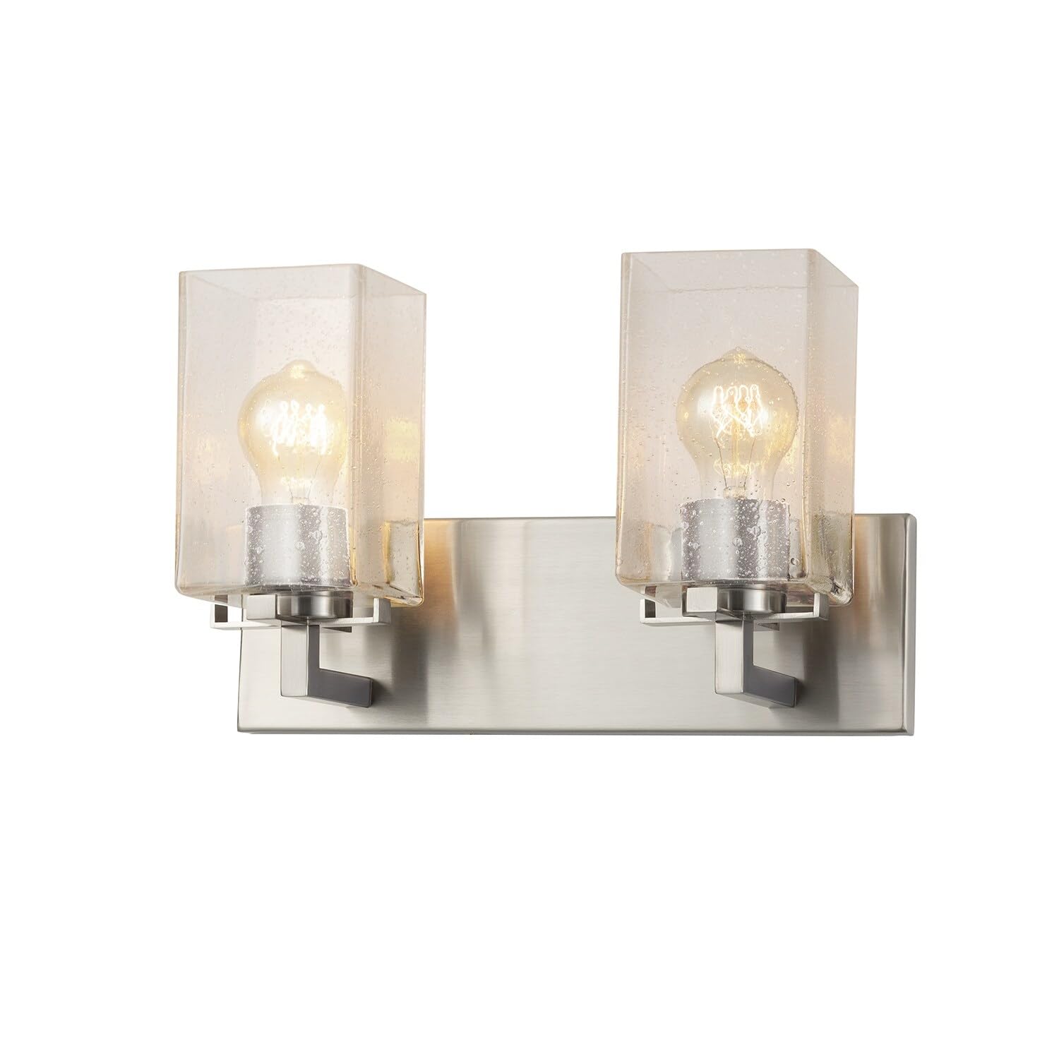 Vice 2-Light Bathroom Vanity Light Bar - Modern LED Bath Bar Fixture for Bathroom, Powder Room & Makeup Area - Dimmable Lighting for Vanity Mirror, Sink & Dressing Table