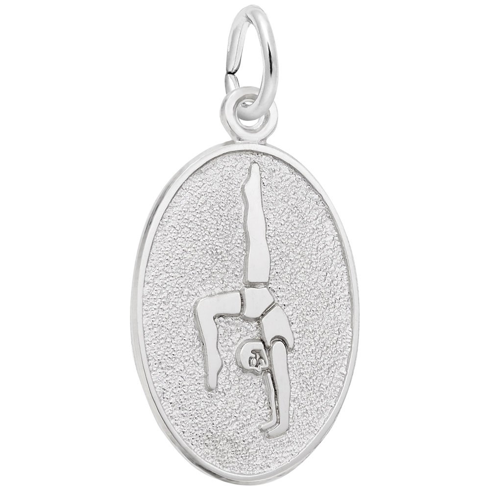 Gymnast Charm - Sterling Silver Sports Jewelry for Bracelets & Necklaces - Perfect for Gymnasts, Athletes & Dance Enthusiasts